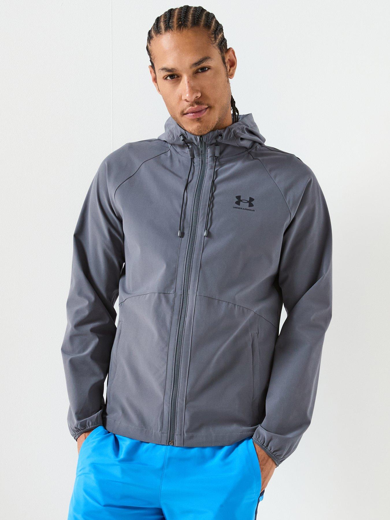under-armour-mens-training-stretch-woven-windbreaker-grey