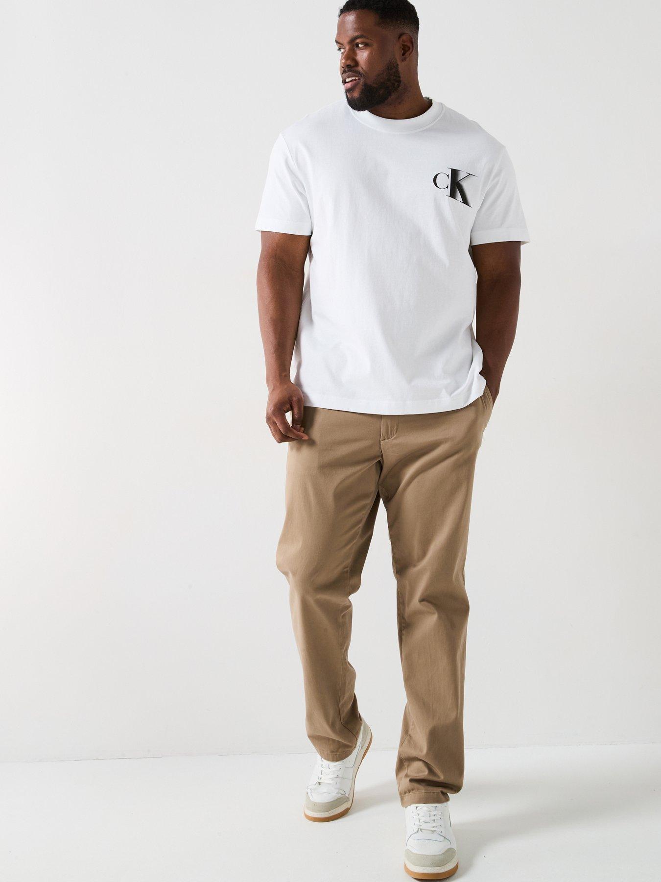  image of calvin-klein-jeans-plus-bold-ck-t-shirt-white