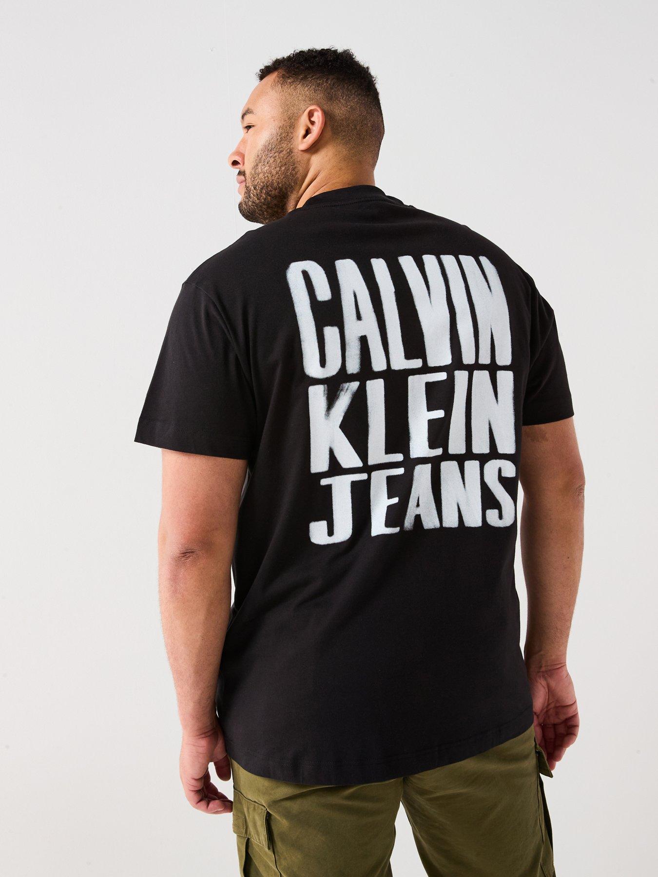 undefined Plus Painted  T-Shirt - Black