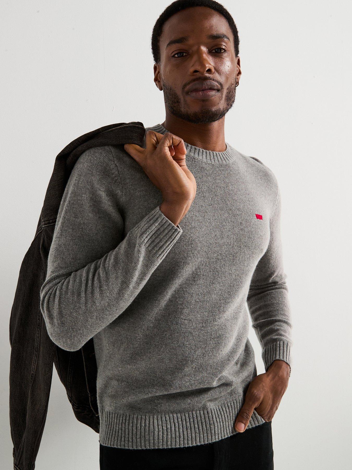 undefined Original House Mark Knitted Jumper - Grey