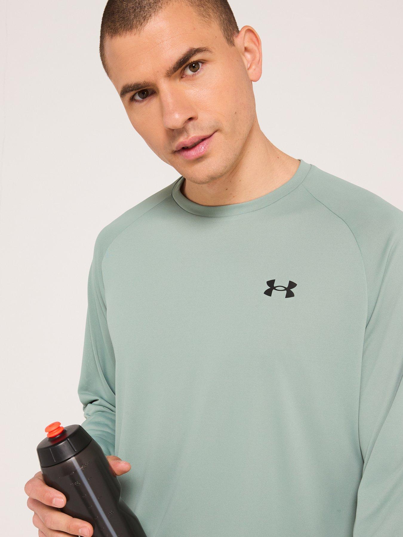  image of under-armour-mens-training-tech-20-long-sleeve-t-shirt-green
