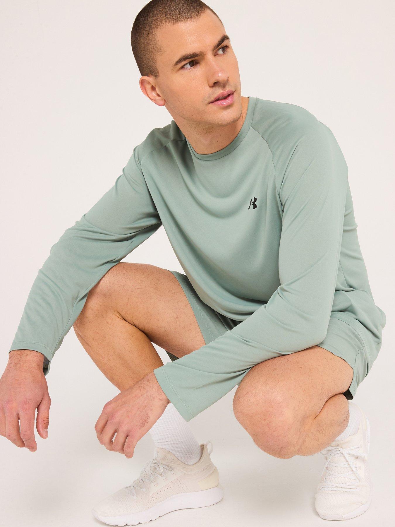  image of under-armour-mens-training-tech-20-long-sleeve-t-shirt-green