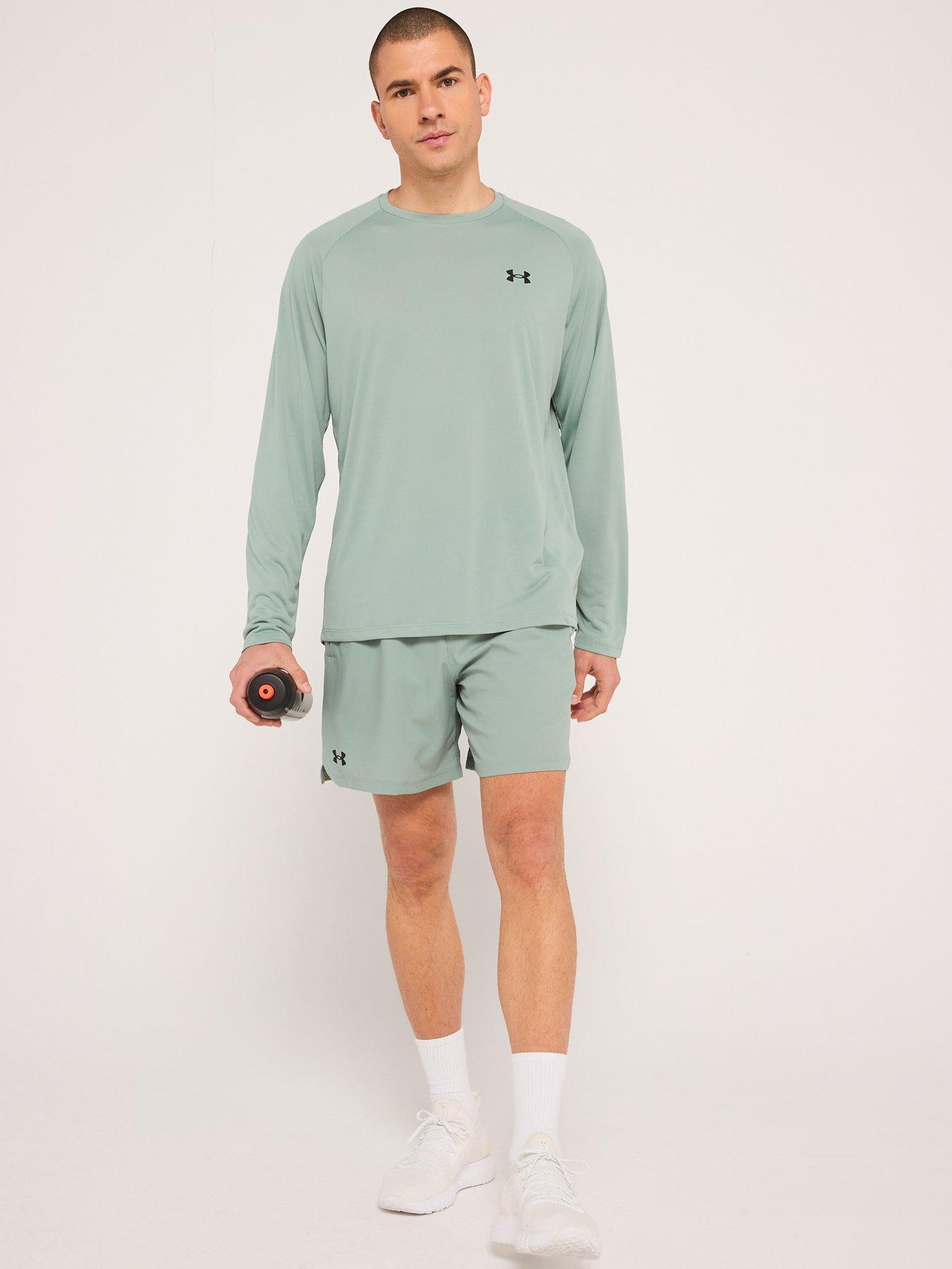  image of under-armour-mens-training-tech-20-long-sleeve-t-shirt-green