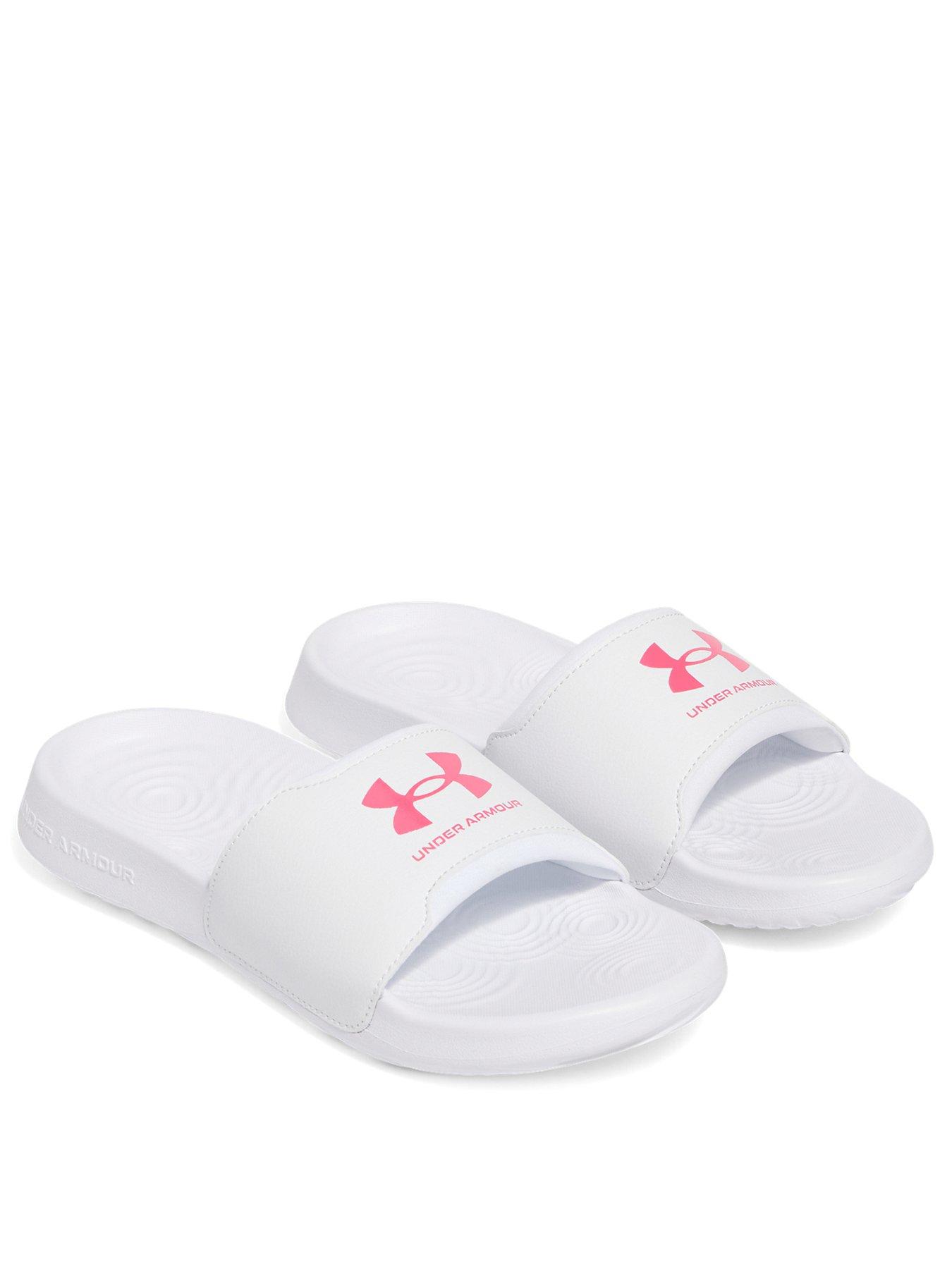  image of under-armour-womens-ignite-select-slides-white