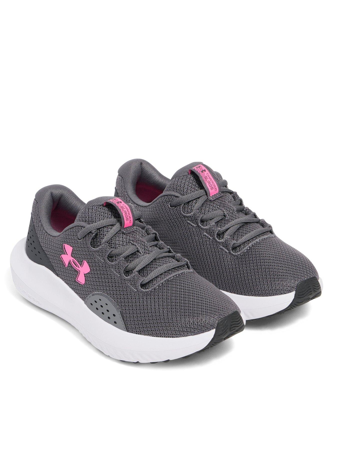  image of under-armour-womens-running-charged-surge-4-trainers-grey