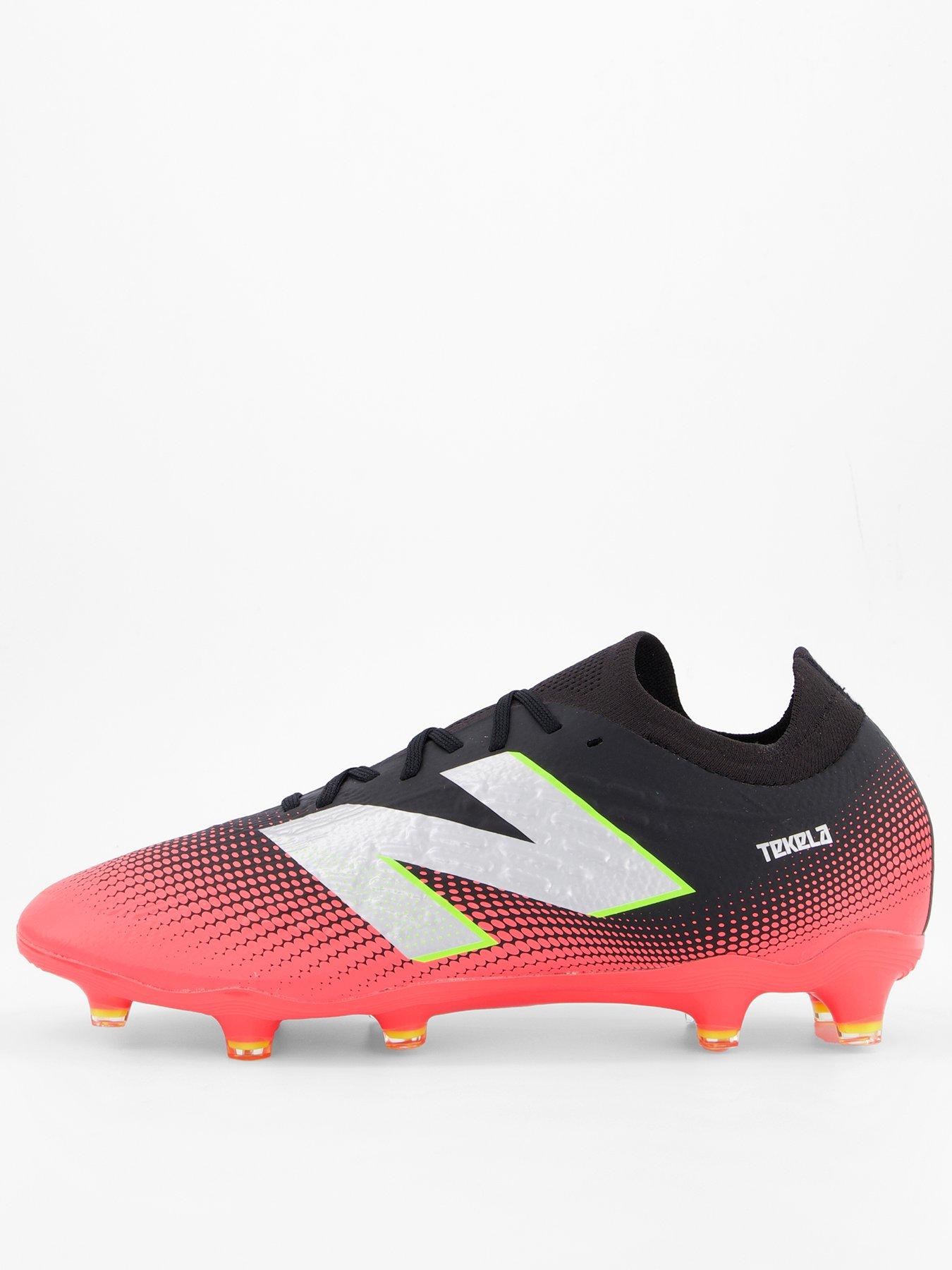 Image 1 of 7 of New Balance Mens Tekela Magia V4 Low Laced Firm Ground Football Boots - Black/Red