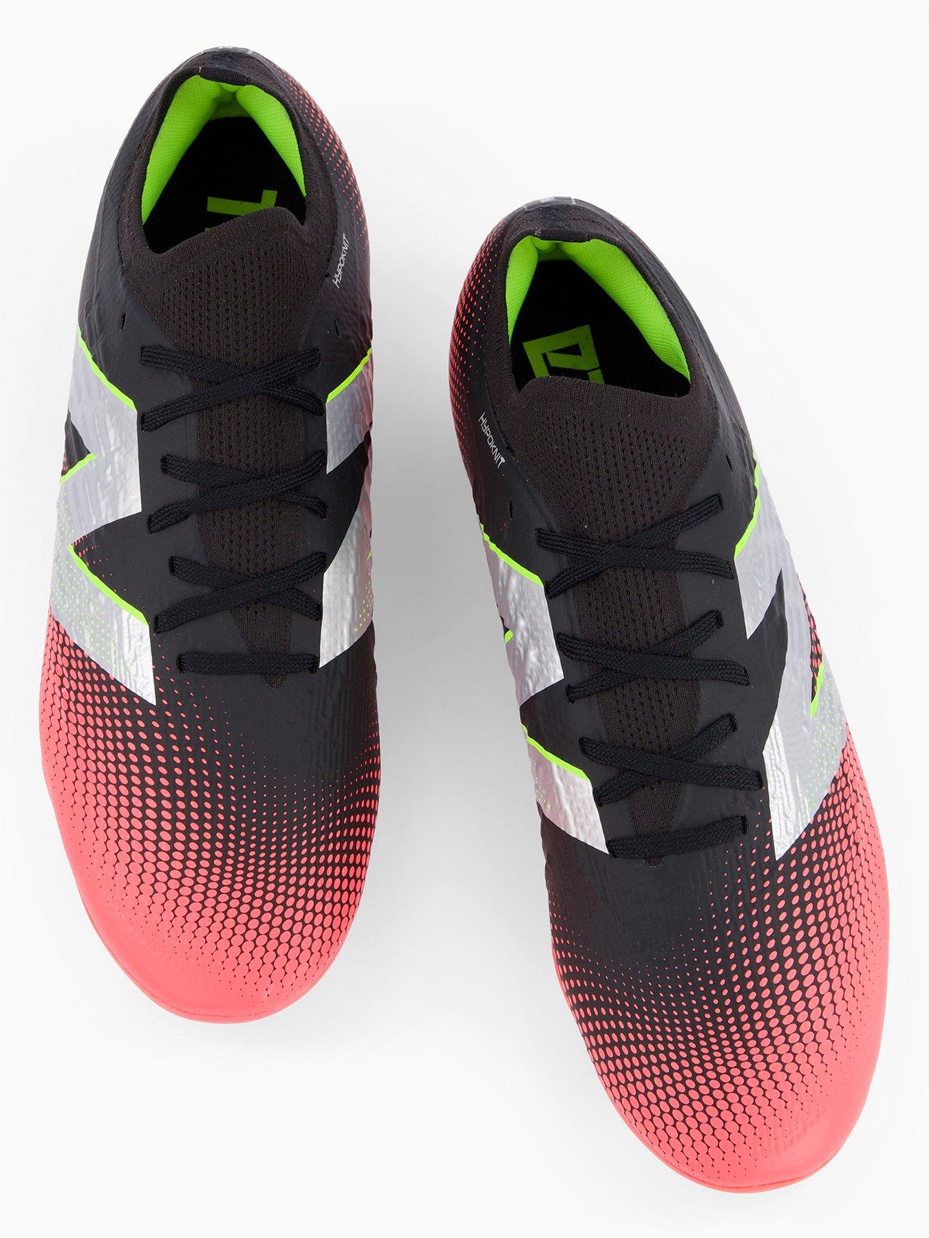 Image 3 of 7 of New Balance Mens Tekela Magia V4 Low Laced Firm Ground Football Boots - Black/Red