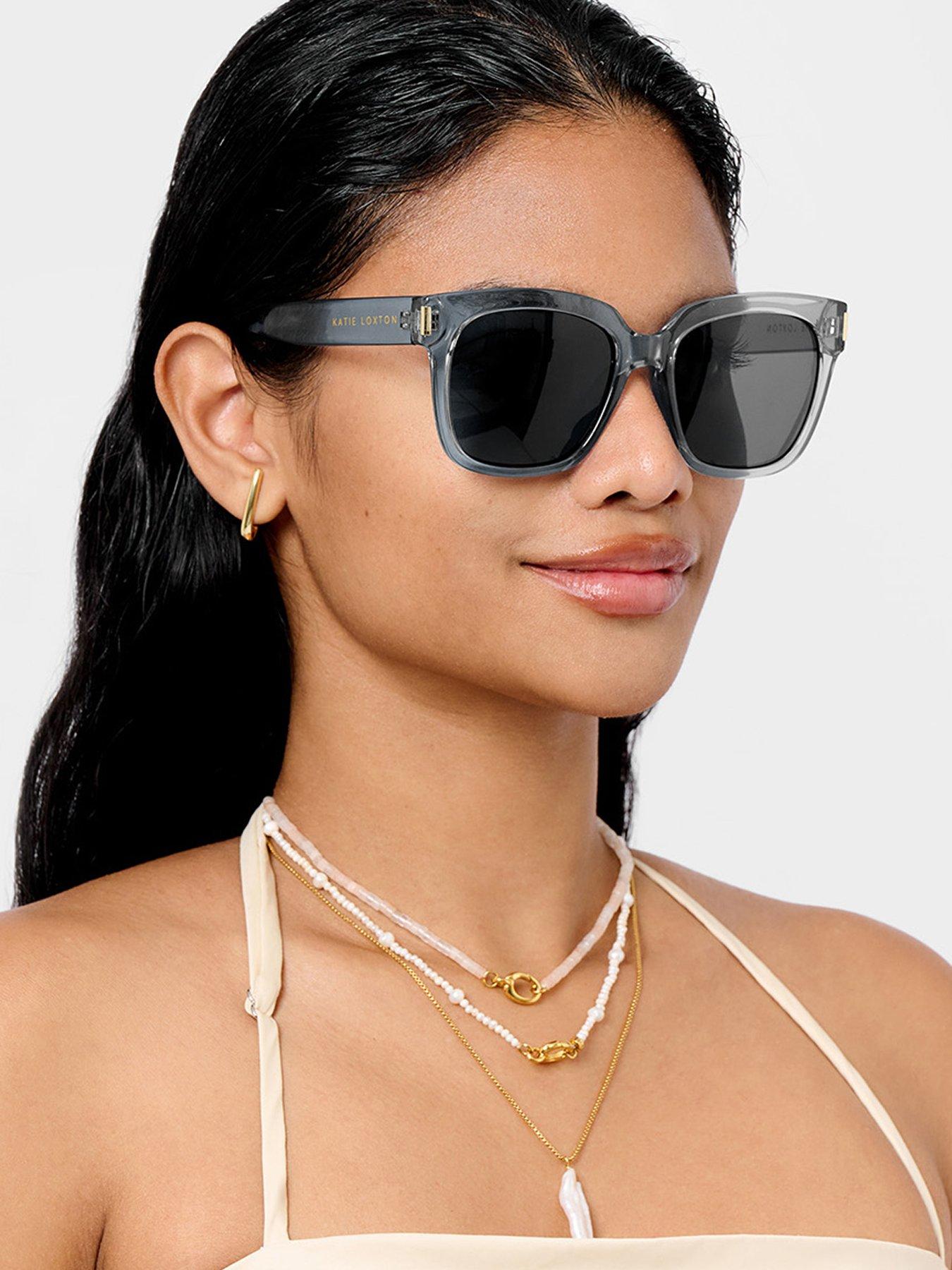undefined Roma Sunglasses - Blue Transparent