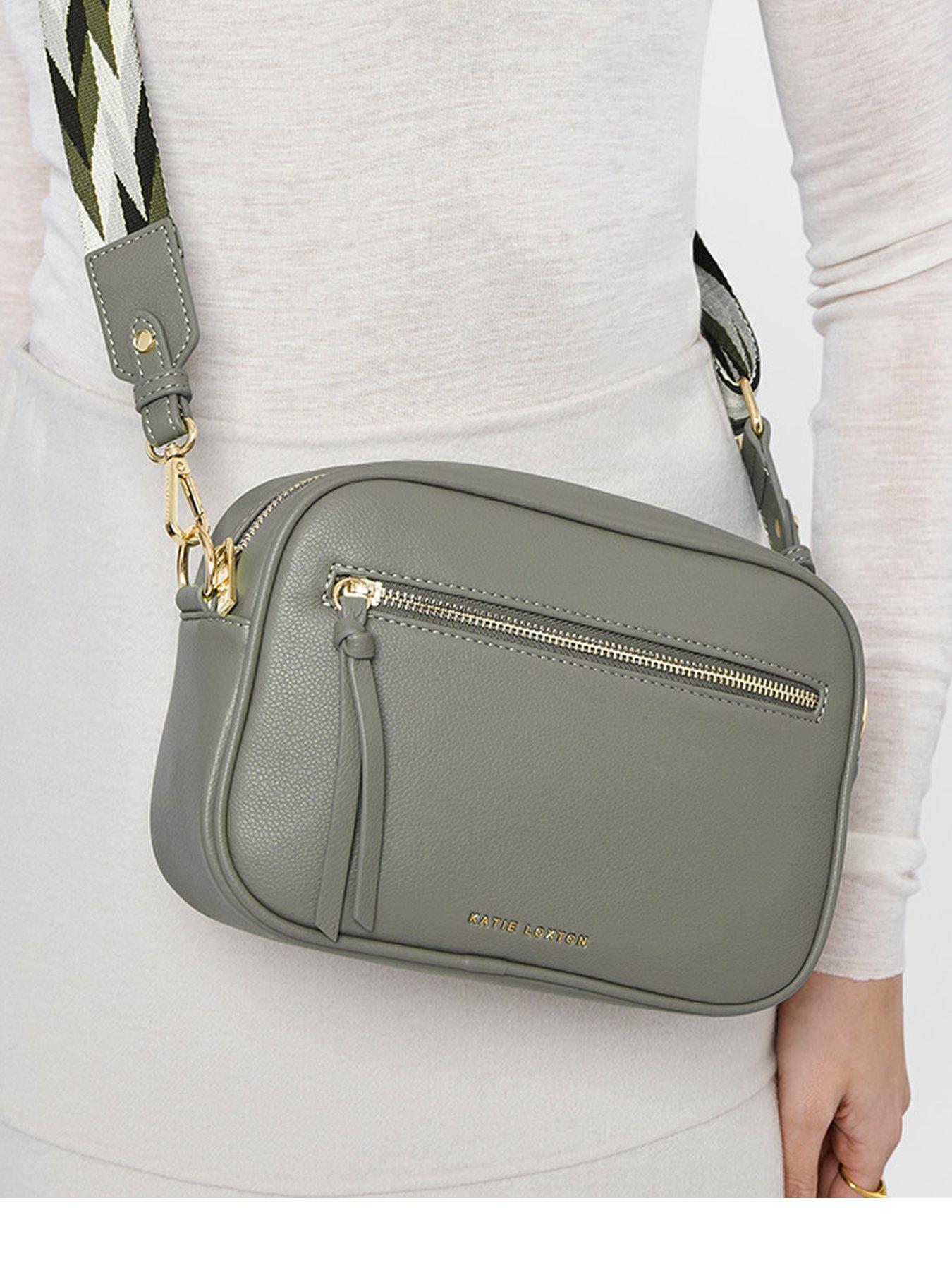 undefined Hallie Crossbody Bag In Graphite Green