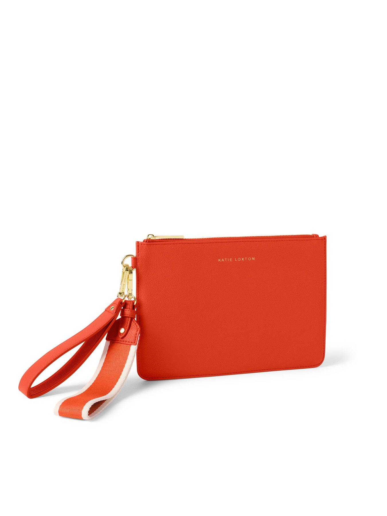 Image 2 of 5 of Katie Loxton Hallie Wristlet Pouch In Deep Orange
