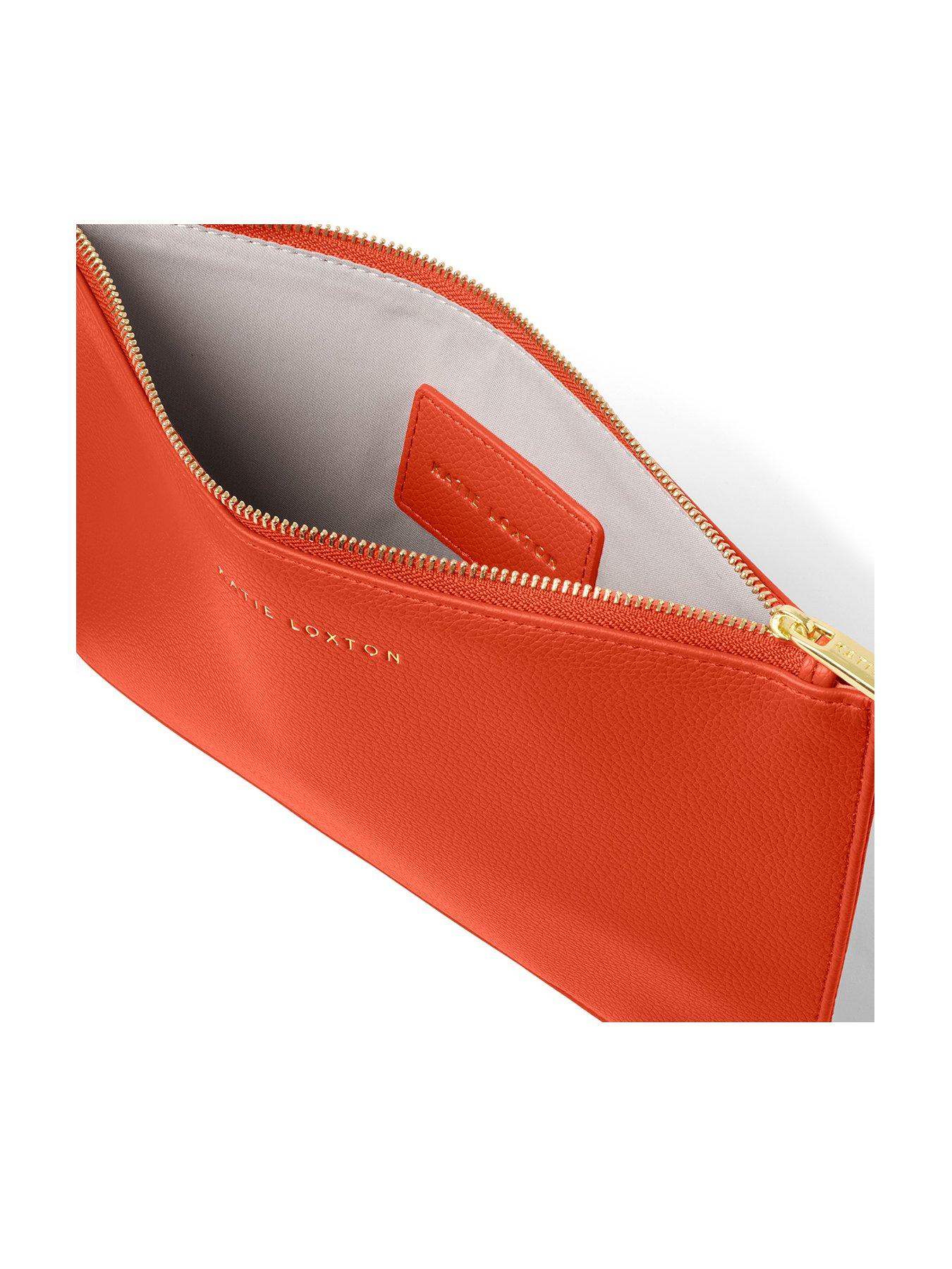 Image 3 of 5 of Katie Loxton Hallie Wristlet Pouch In Deep Orange