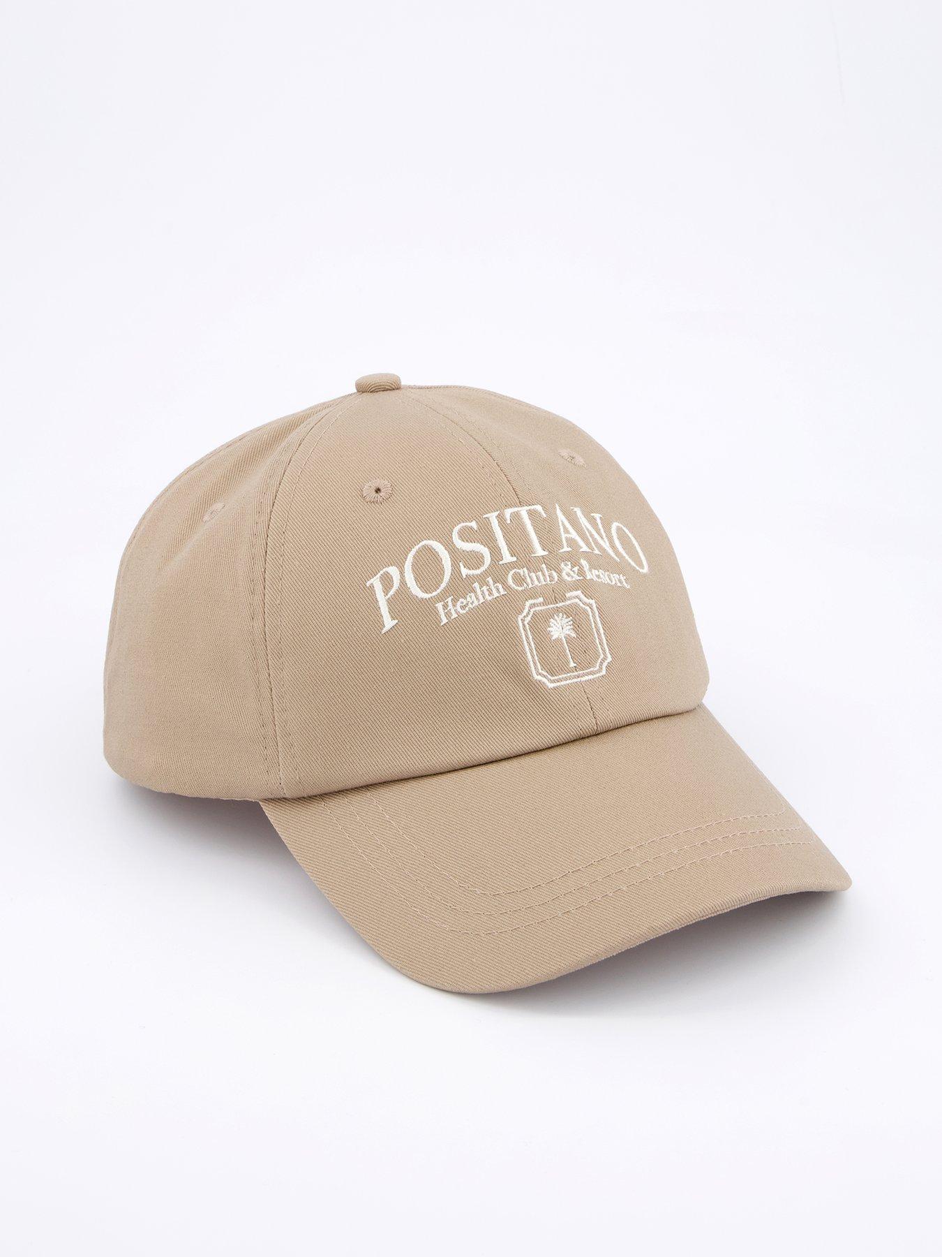V by Very Positano Embroidered Cap - Beige