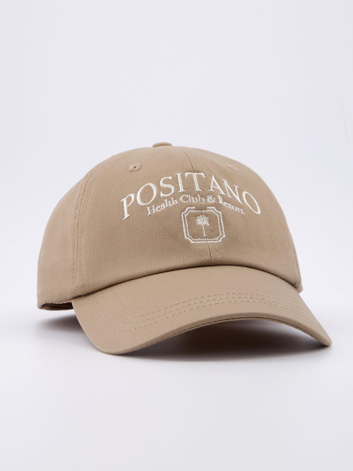  image of v-by-very-positano-embroidered-cap-beige