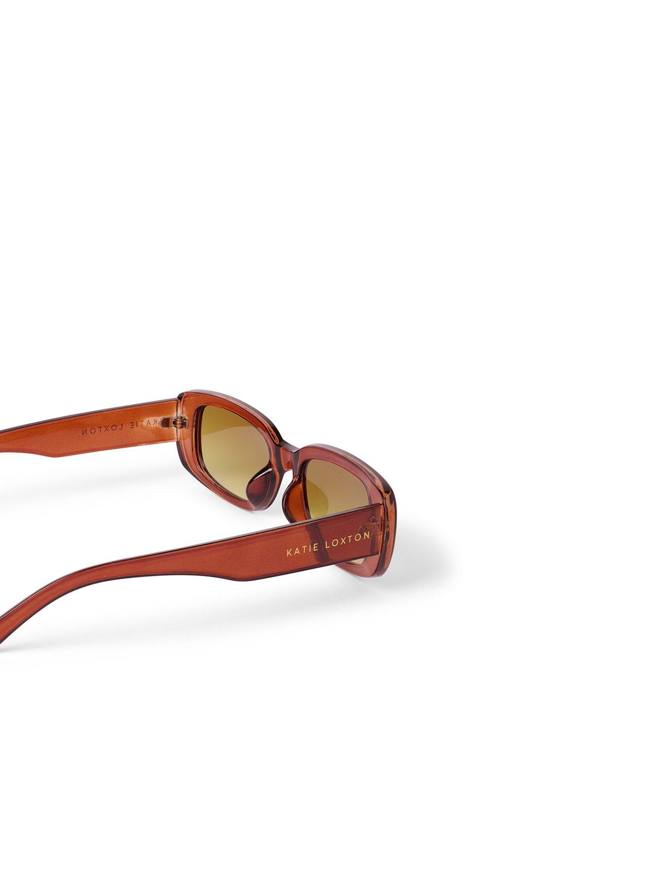 Image 3 of 5 of Katie Loxton Venice Sunglasses - Amber Transparent