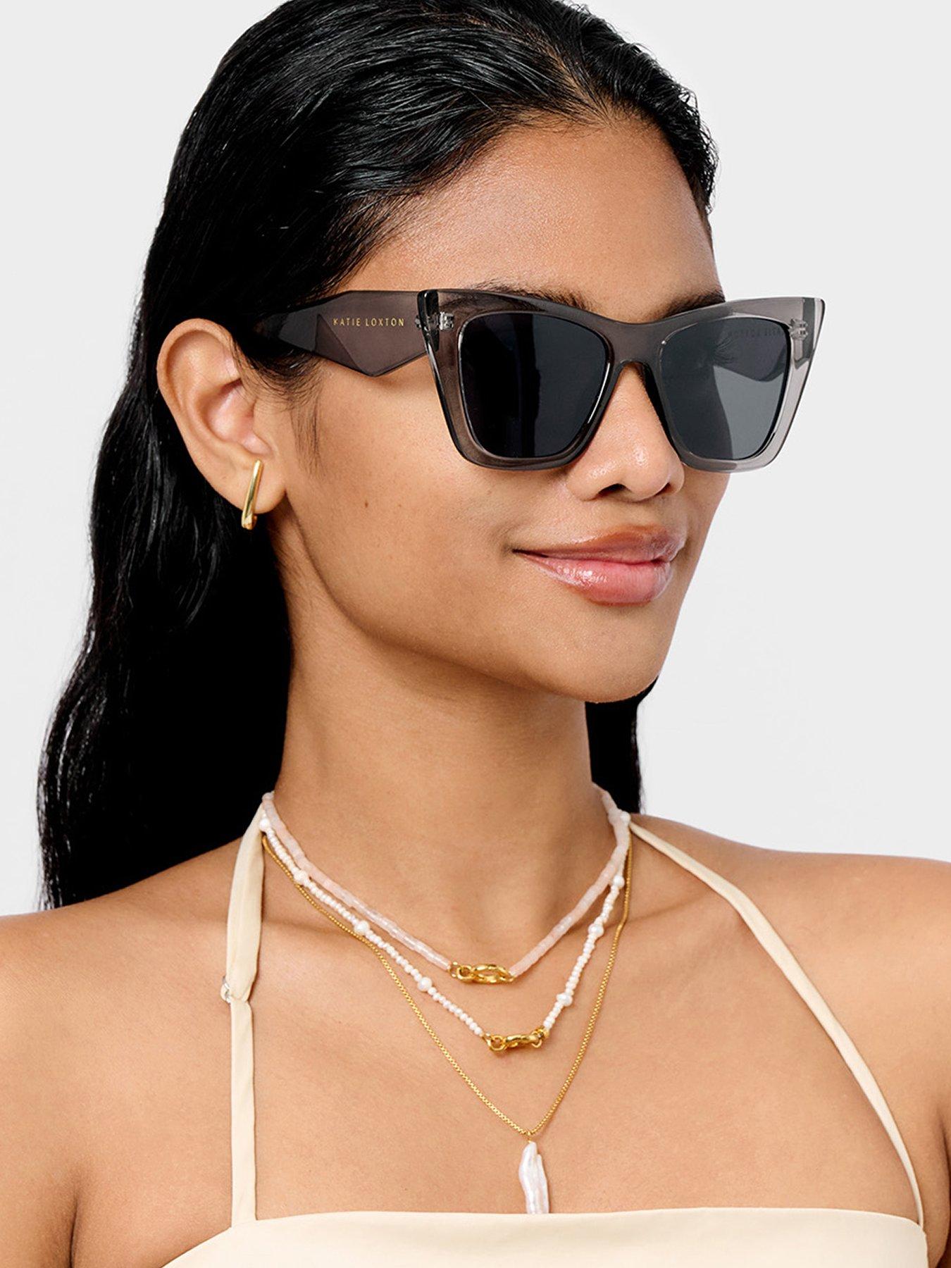undefined Porto Sunglasses - Grey Transparent