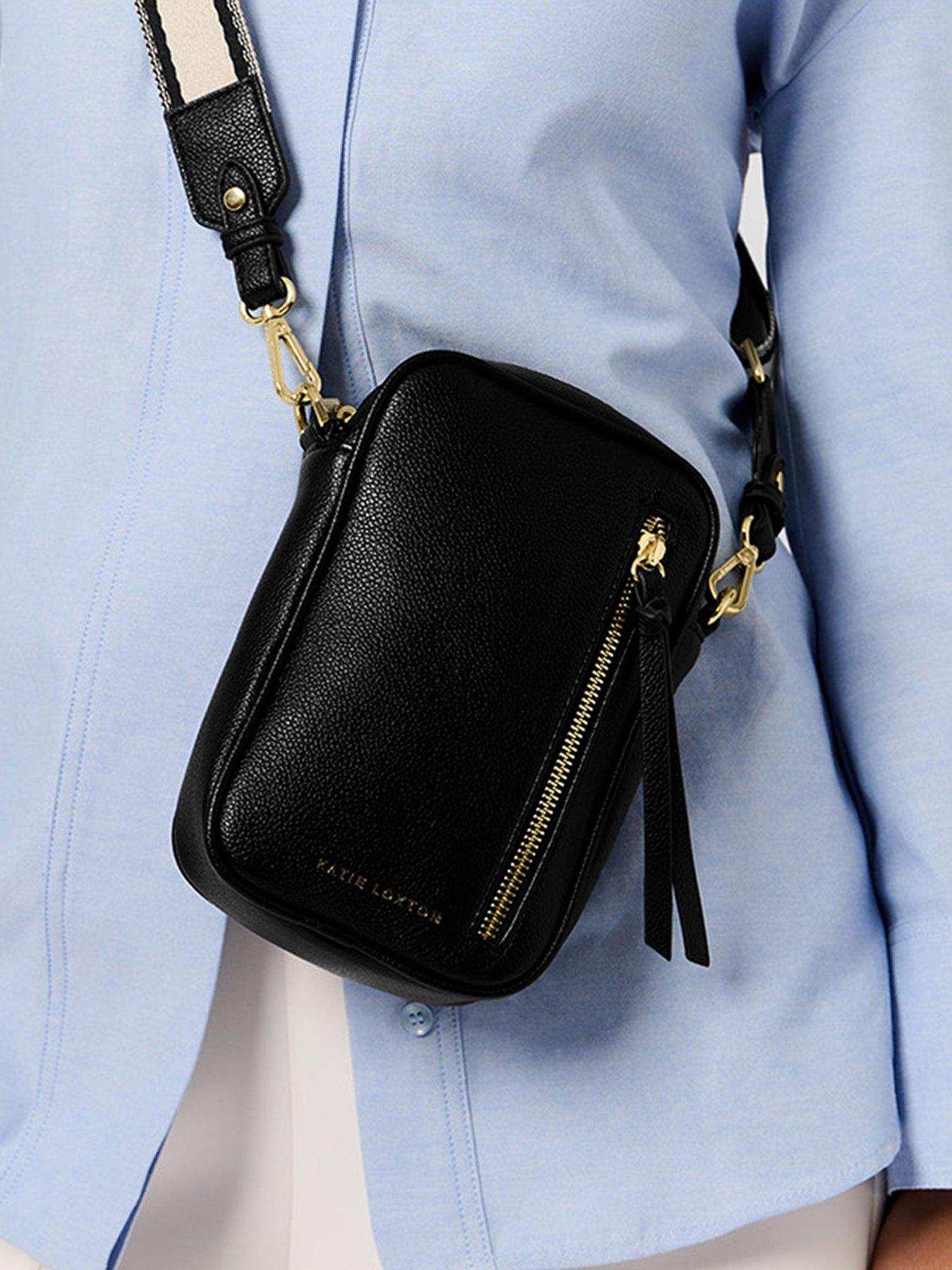 undefined Hallie Small Crossbody Bag In Black