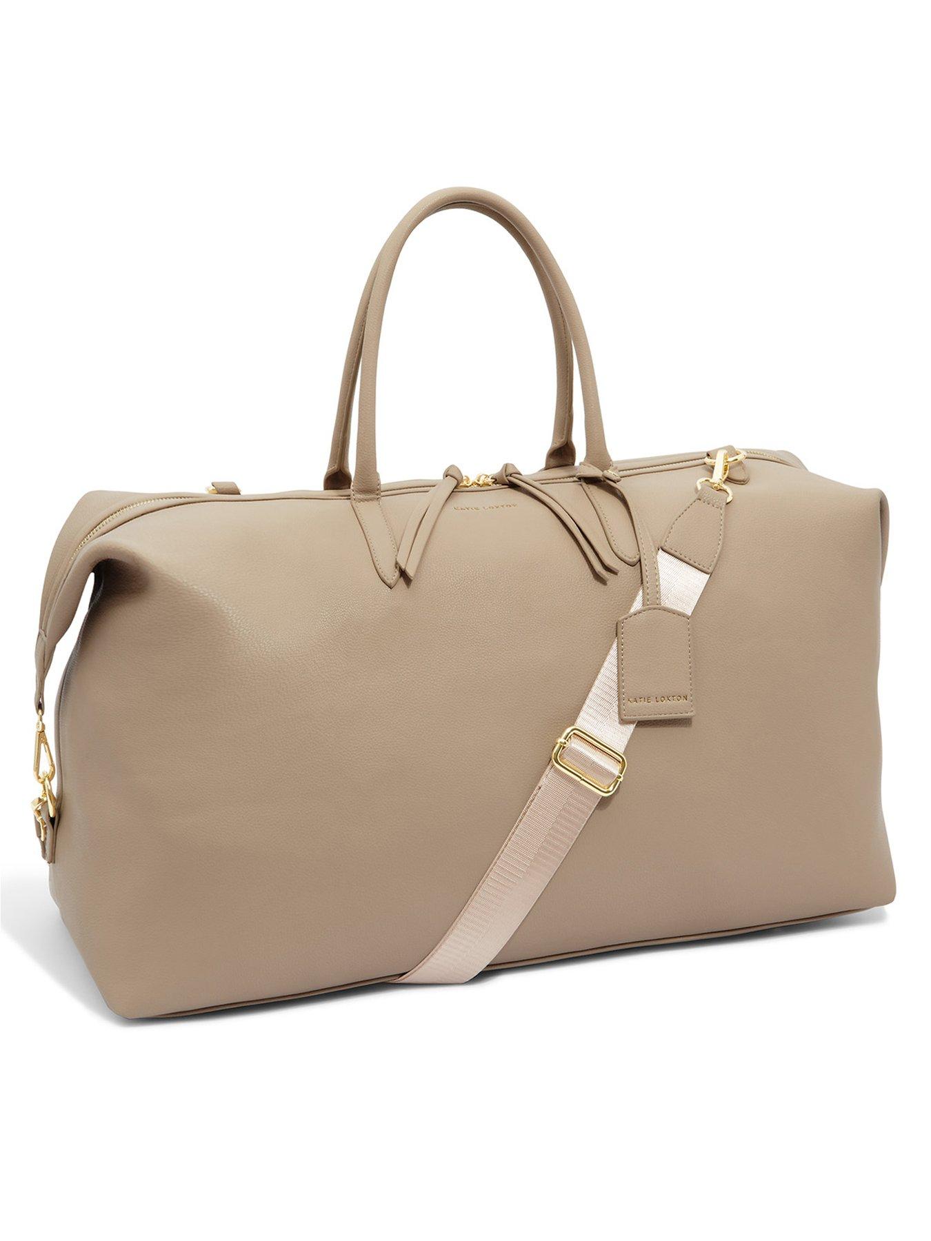  image of katie-loxton-oxford-weekend-holdall-light-taupe