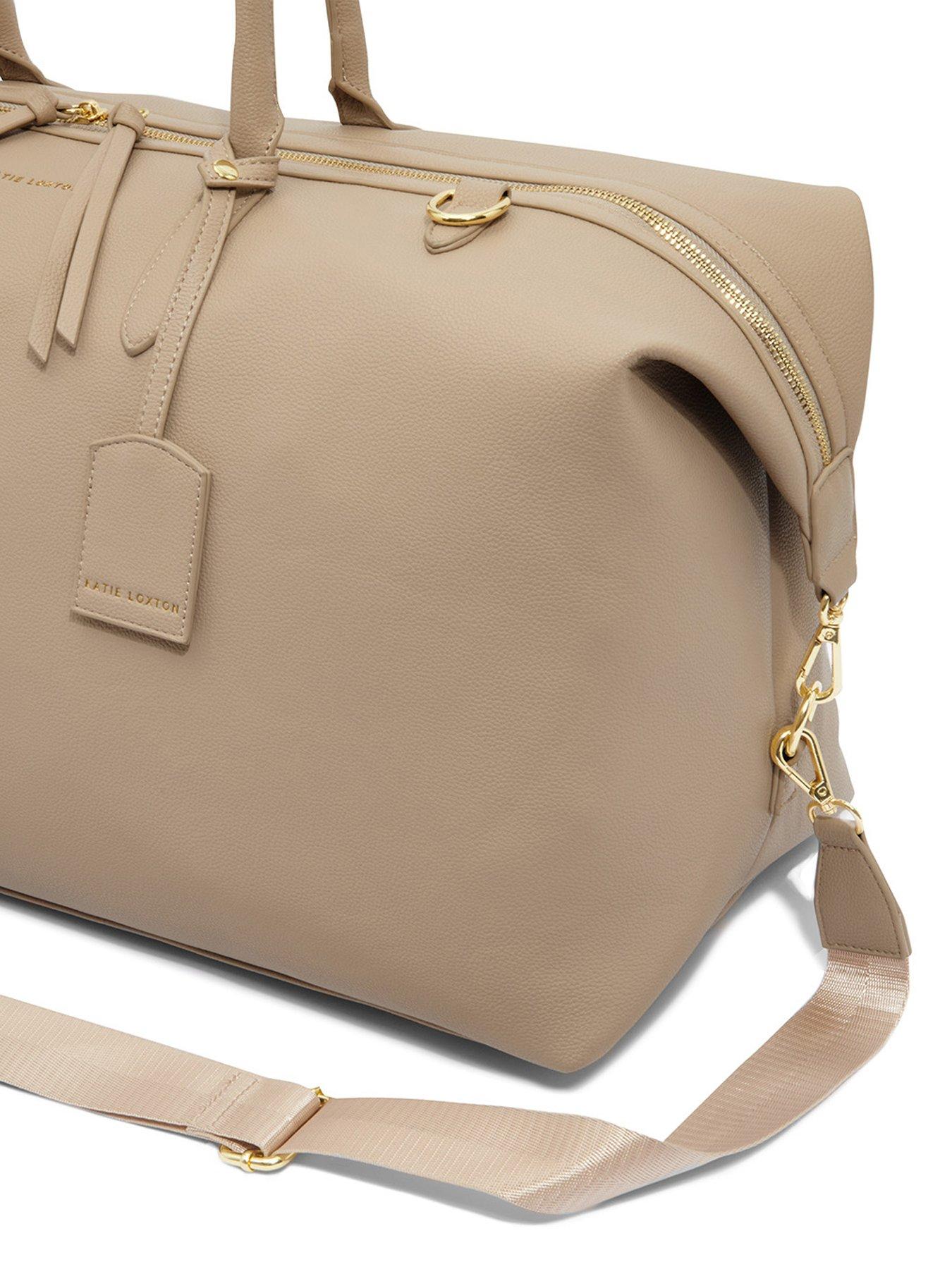  image of katie-loxton-oxford-weekend-holdall-light-taupe
