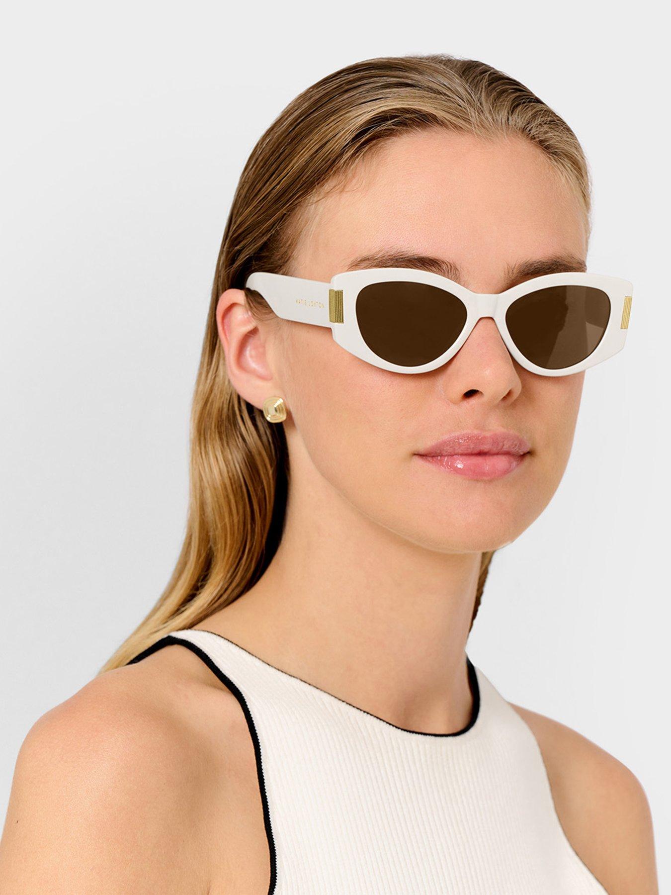 Image 1 of 6 of Katie Loxton Rimini Sunglasses - Off White