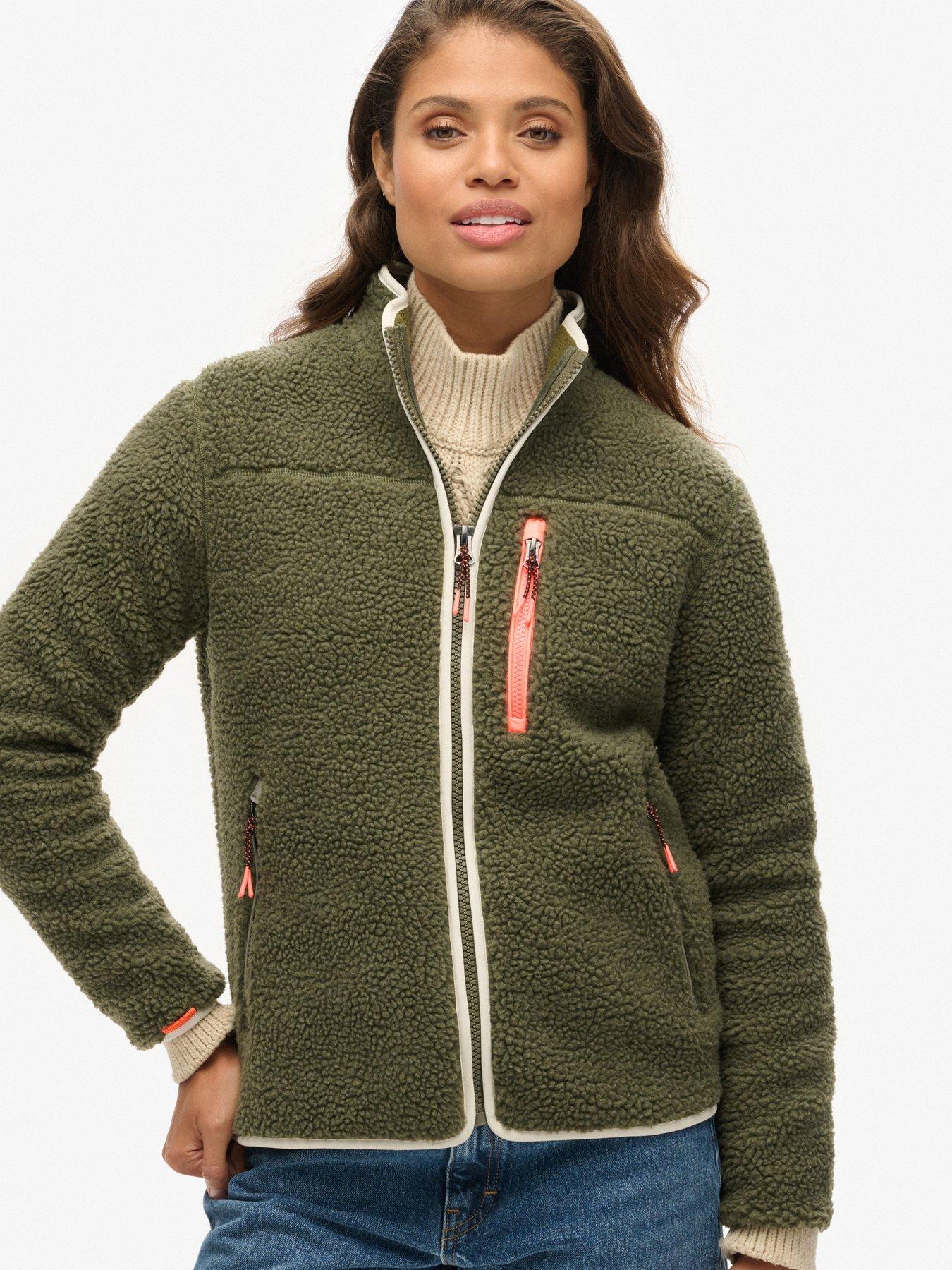 undefined Outdoor Full Zip Fleece - Olive - Green
