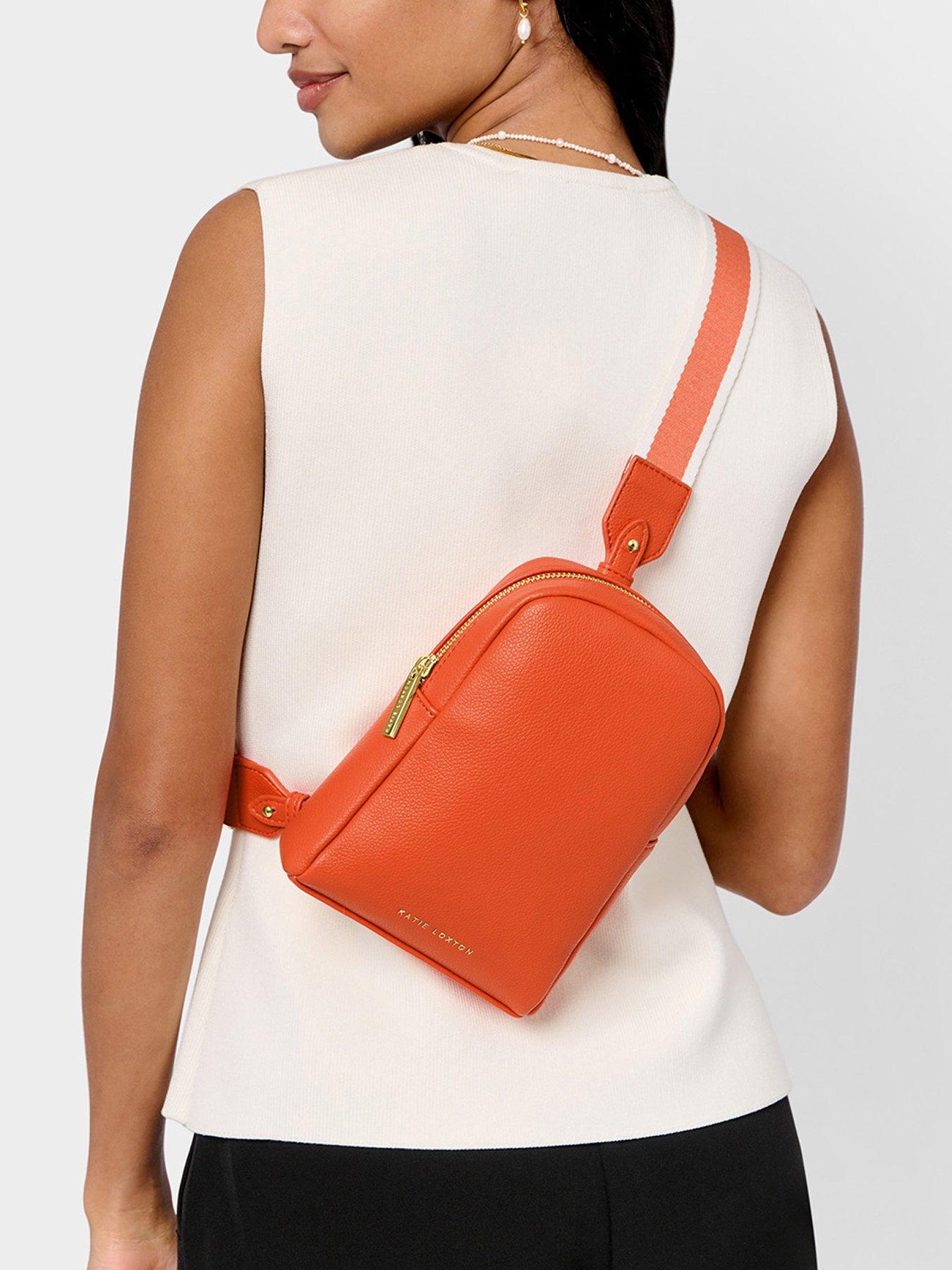  image of katie-loxton-kaite-sling-bag-deep-orange