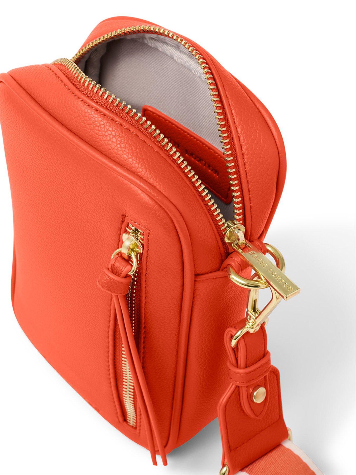 Image 3 of 5 of Katie Loxton Hallie Small Crossbody Bag - Deep Orange