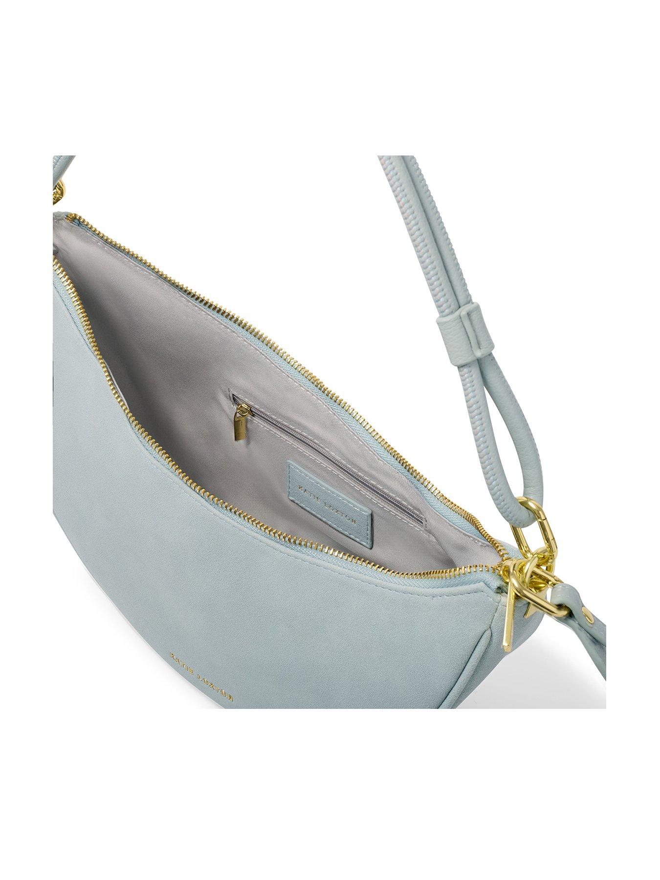  image of katie-loxton-asha-sling-bag-blue-mist