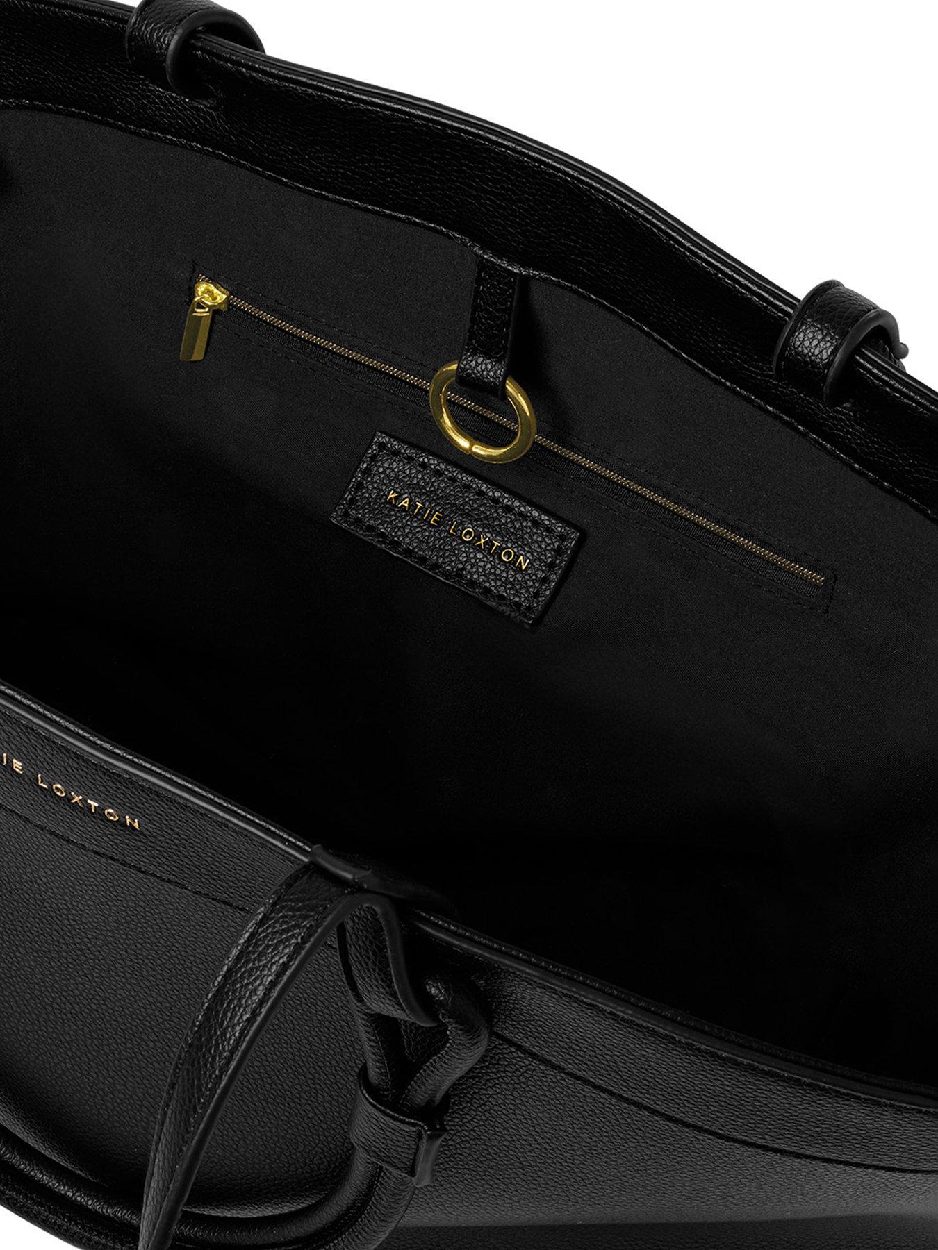  image of katie-loxton-asha-tote-bag-in-black