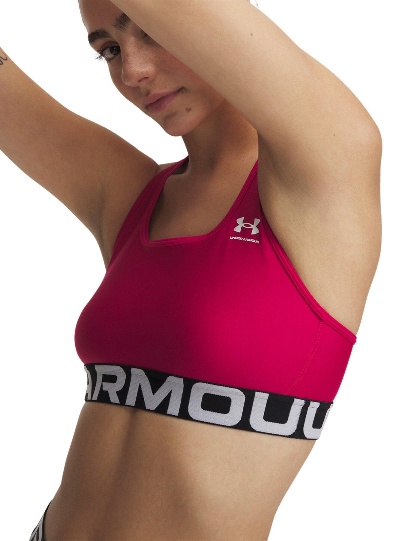  image of under-armour-womens-training-heatgearreg-branded-mid-support-sports-bra-pink