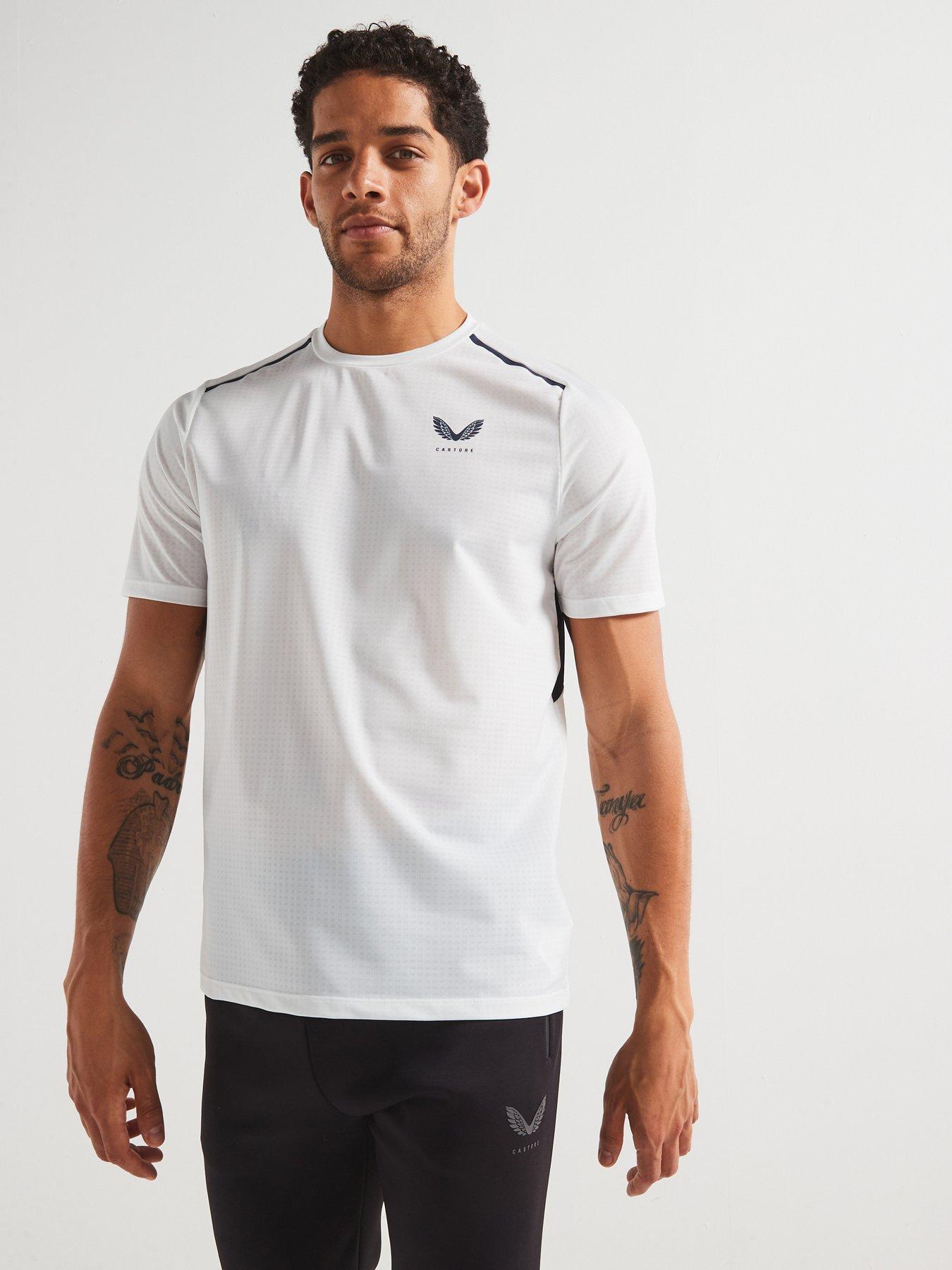 undefined Mens Training Apex Aeromesh 1/2 Zip - White