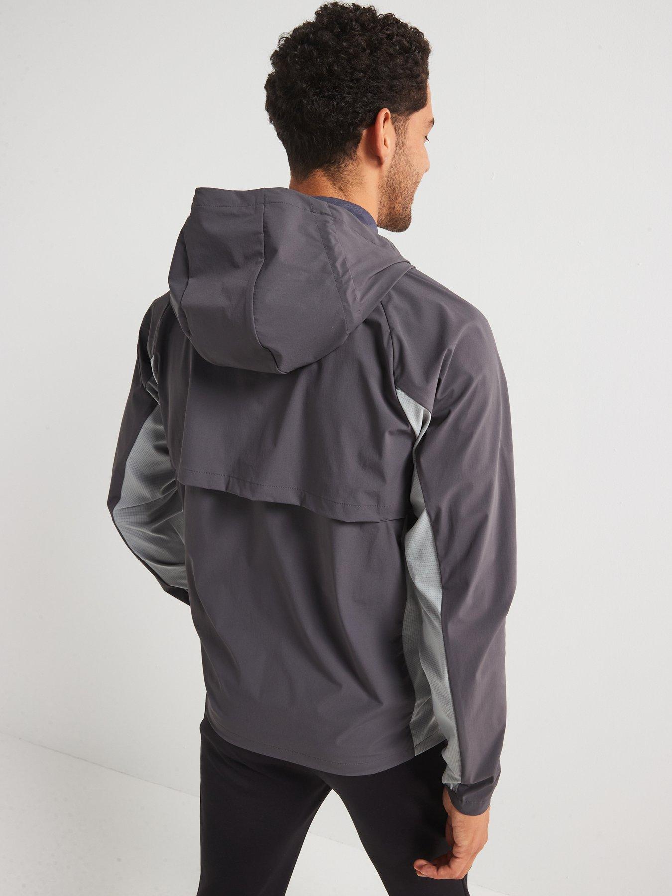  image of castore-mens-training-flex-woven-jacket-grey