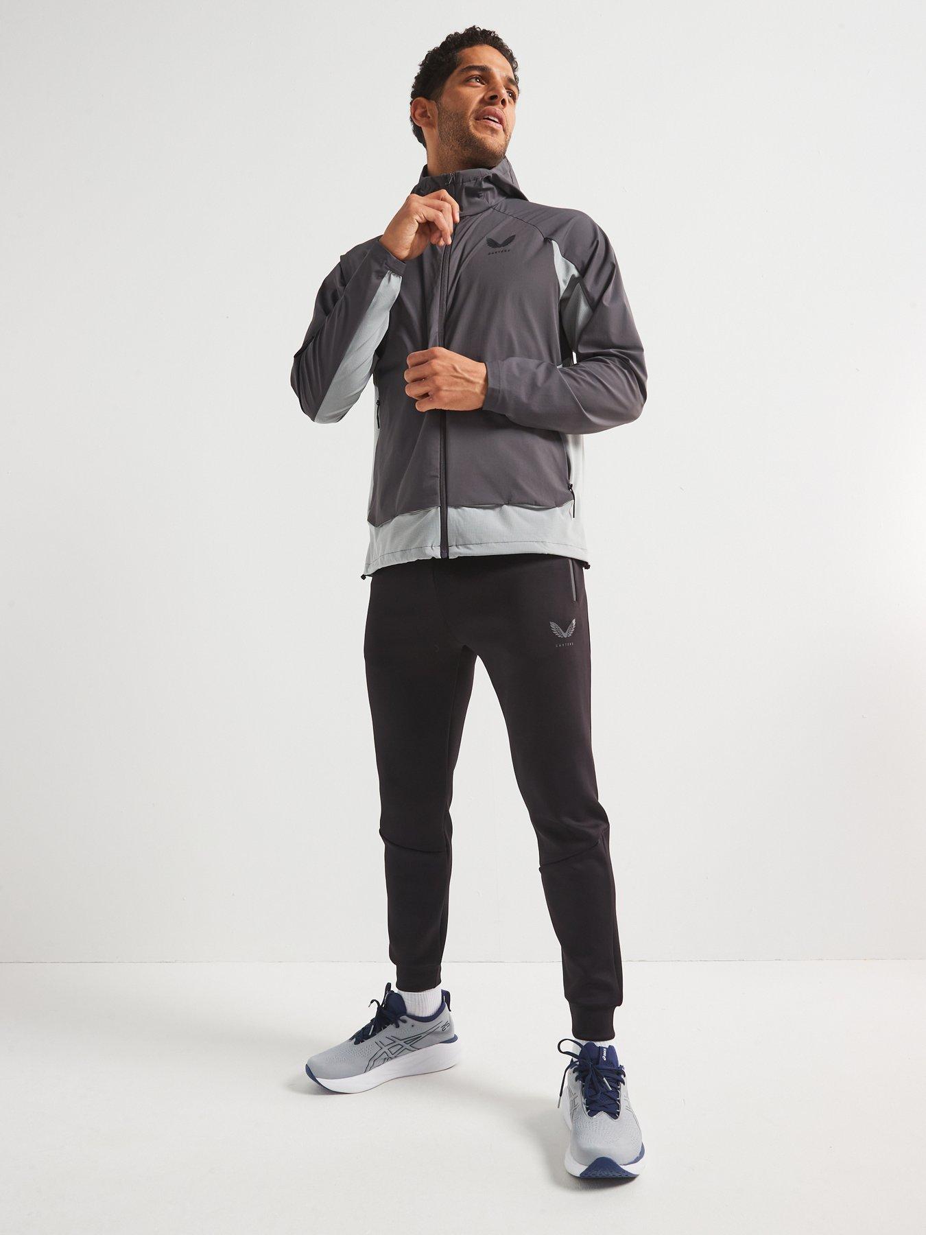  image of castore-mens-training-flex-woven-jacket-grey