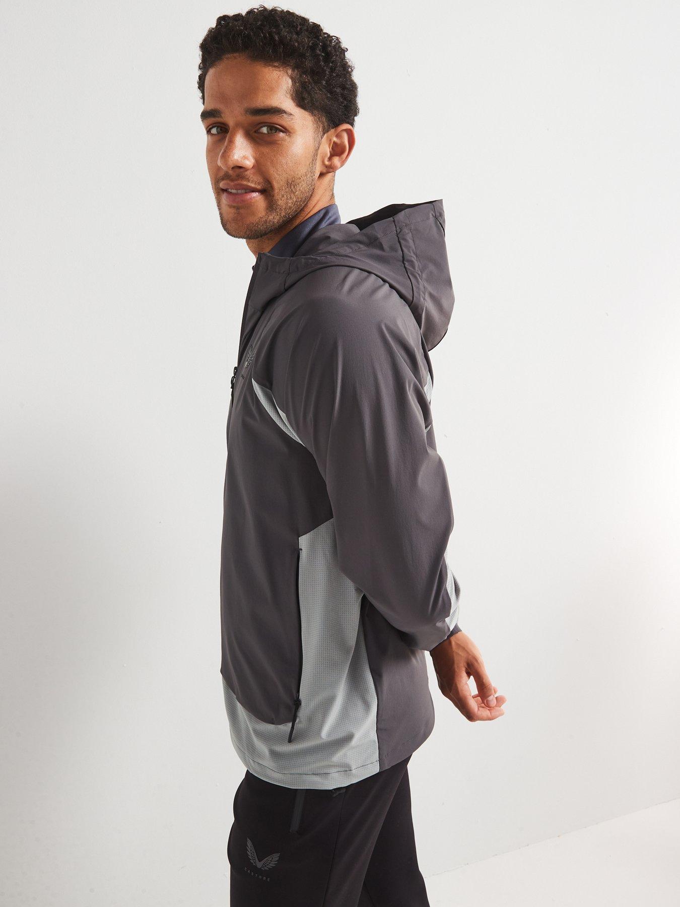  image of castore-mens-training-flex-woven-jacket-grey
