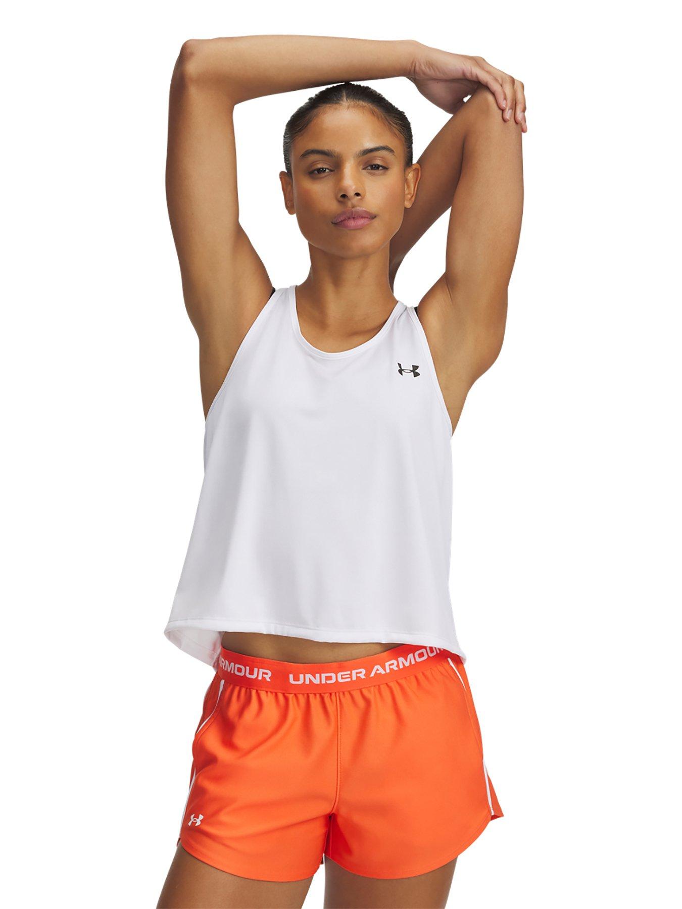 undefined Womens Training Tech Swing Tank - White