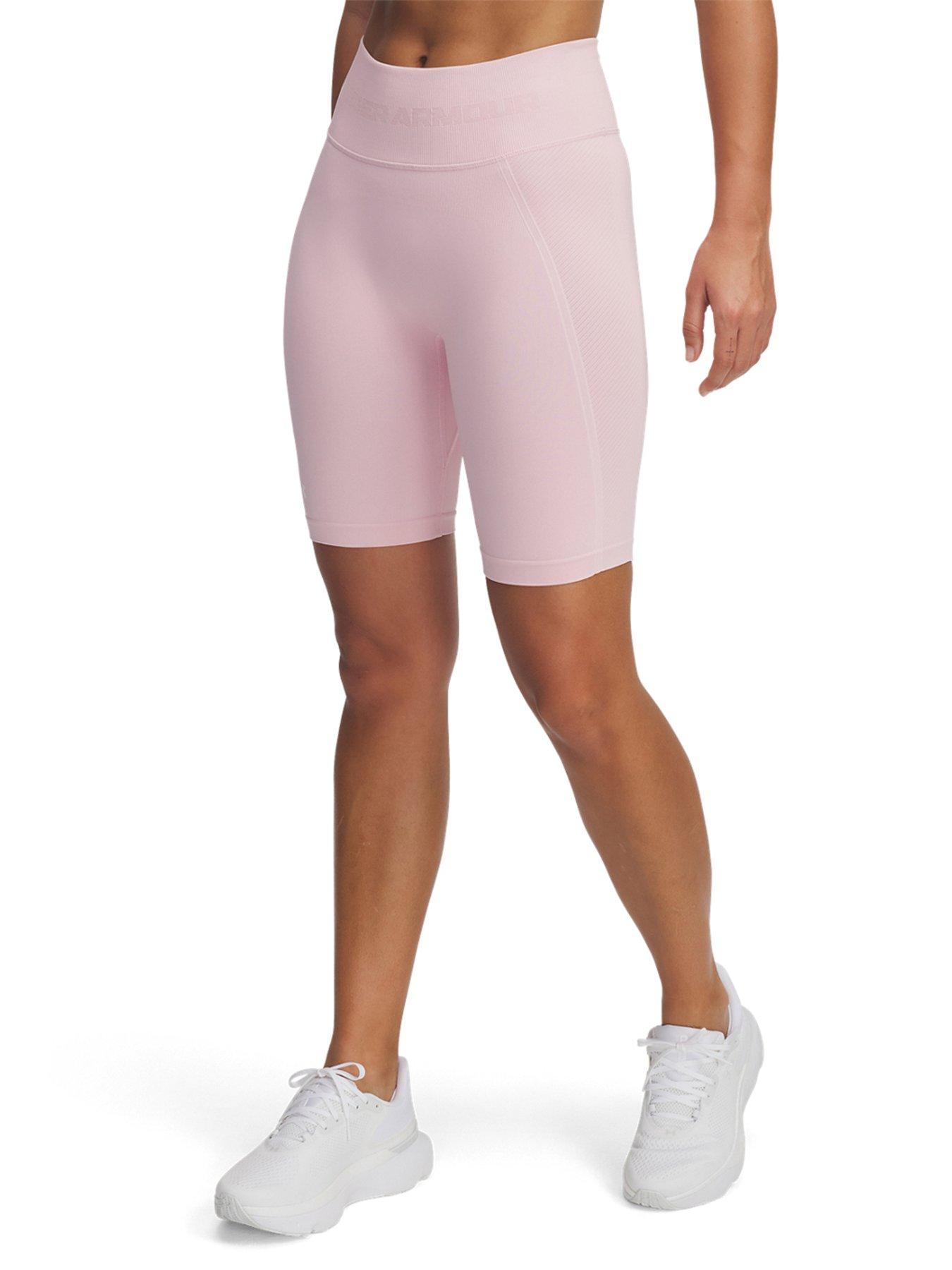 undefined Womens Training Vanish Seamless Bike Shorts - Pink