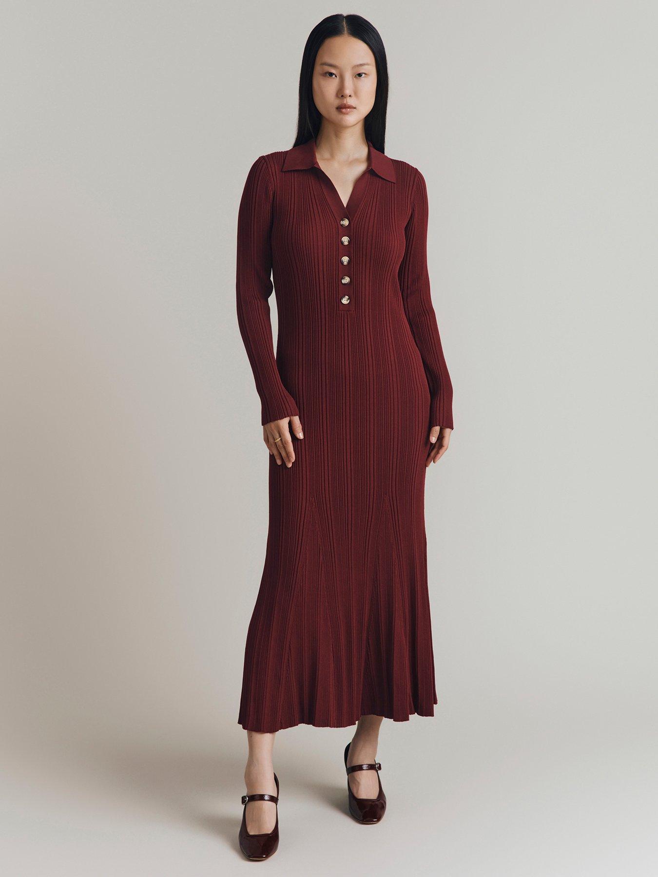 undefined Fern Dress - Burgundy
