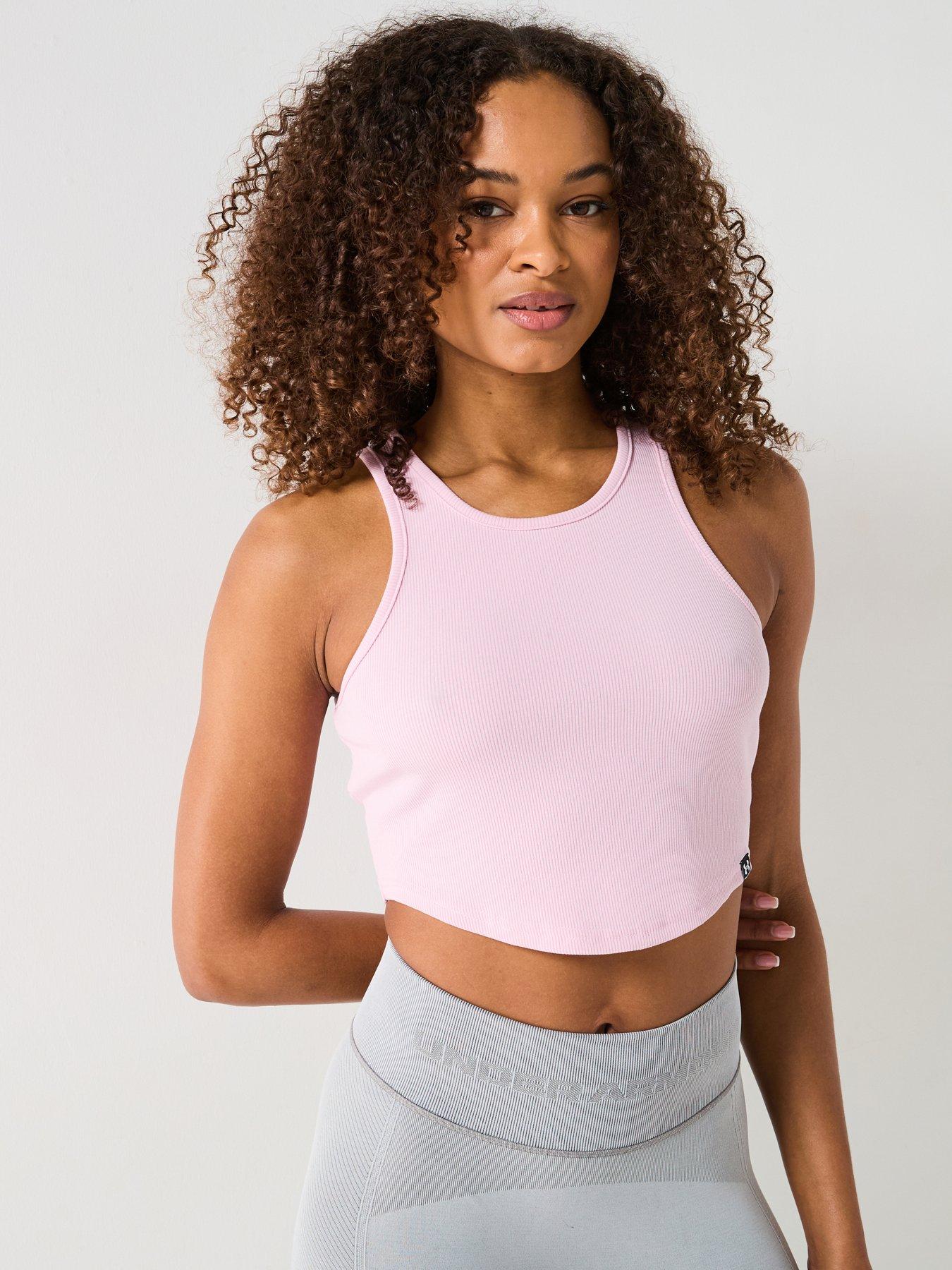 undefined Women's Training Rival Rib Tank - Pink
