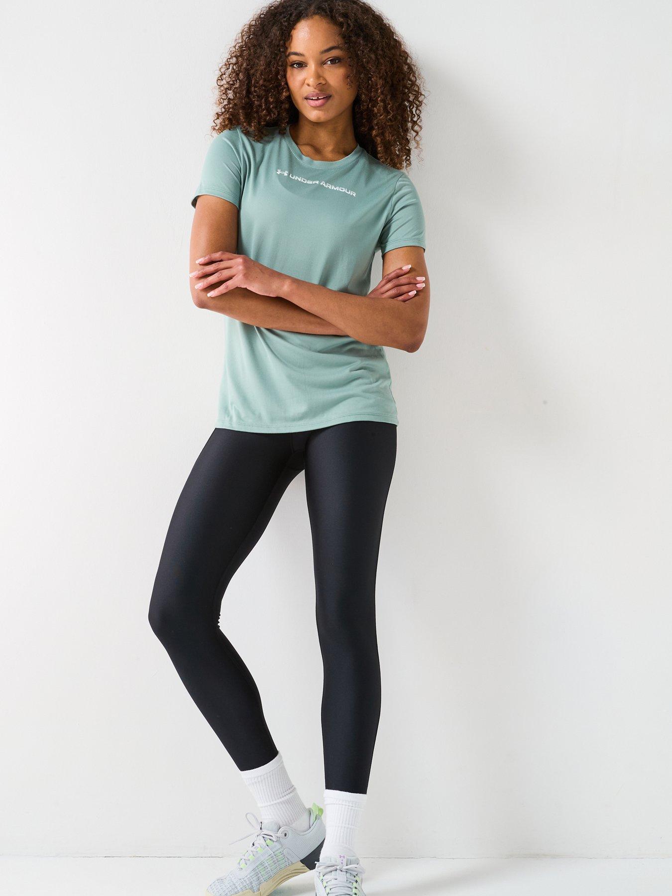  image of under-armour-womens-tech-graphic-t-shirt-green