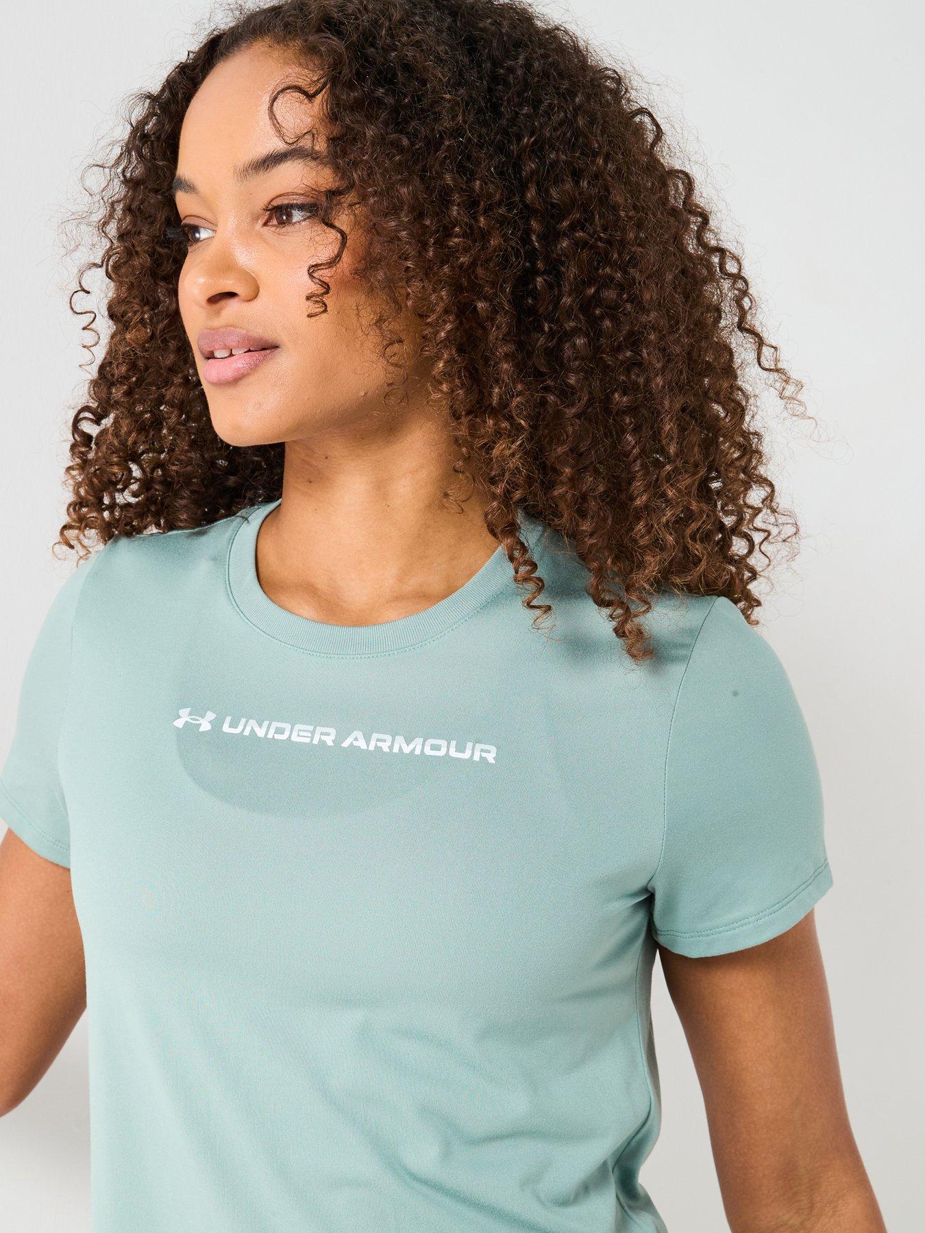  image of under-armour-womens-tech-graphic-t-shirt-green