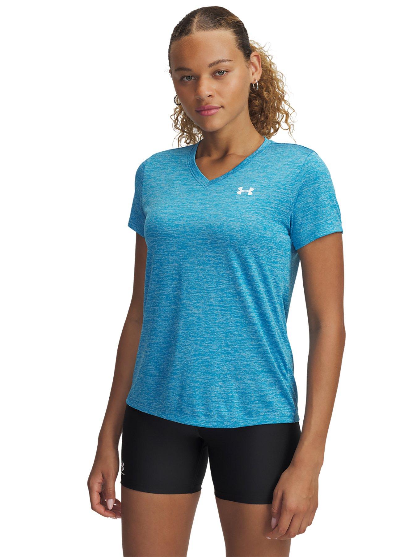 under-armour-womens-training-tech-twist-v-neck-t-shirt-blue