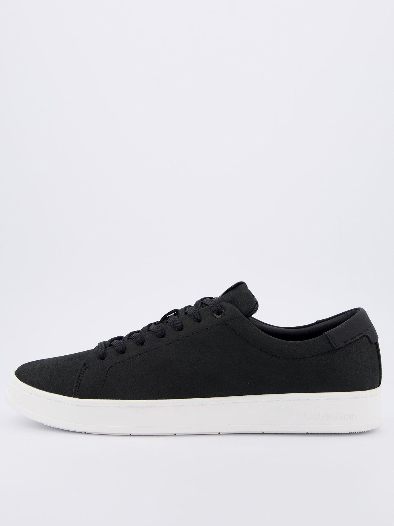 undefined Low Top Nubuck Trainers - Black
