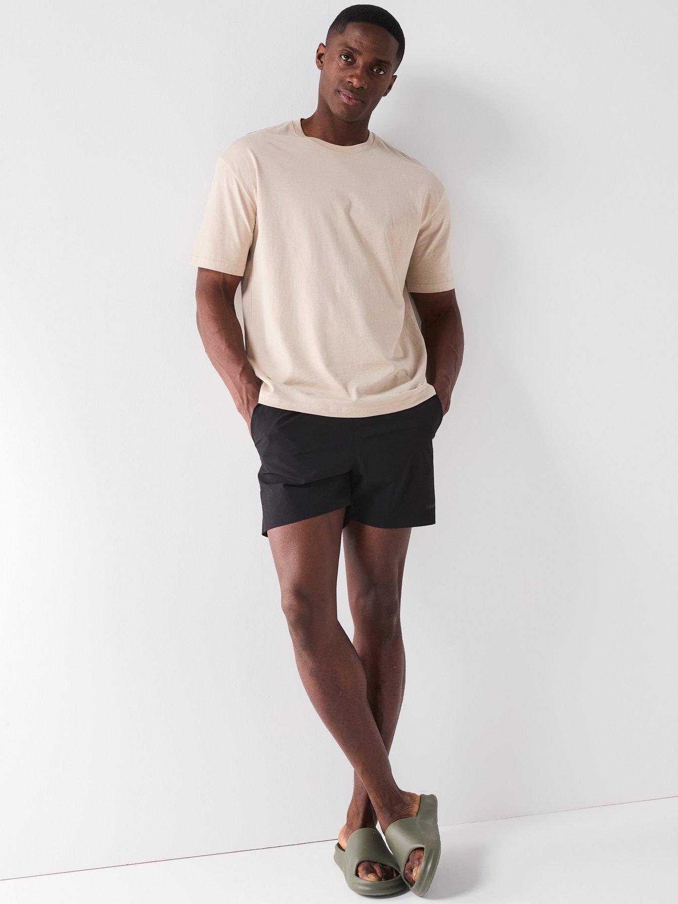  image of calvin-klein-small-logo-swimshorts-black