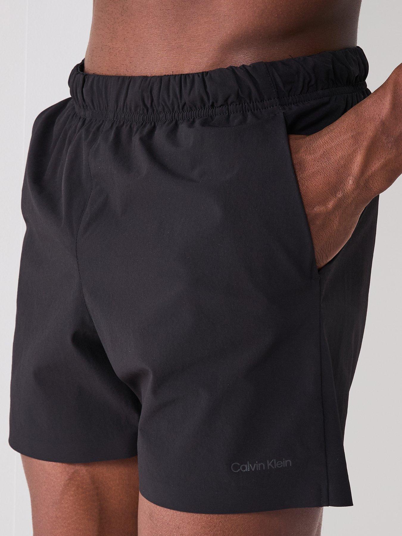  image of calvin-klein-small-logo-swimshorts-black