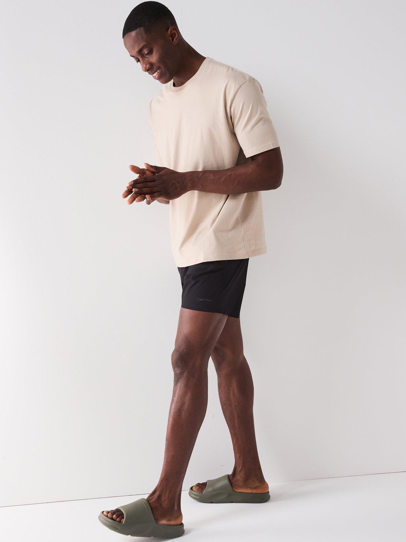  image of calvin-klein-small-logo-swimshorts-black