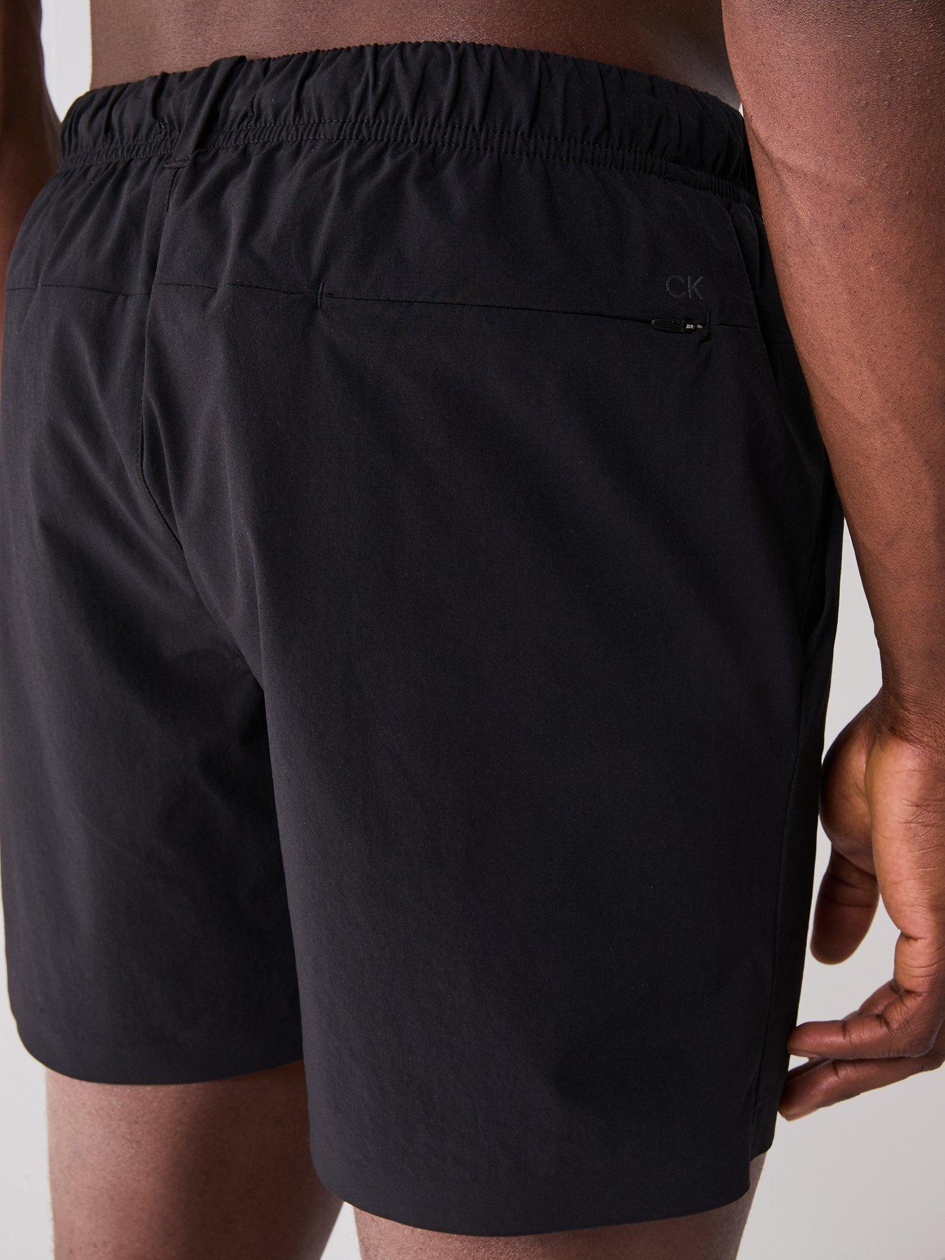  image of calvin-klein-small-logo-swimshorts-black