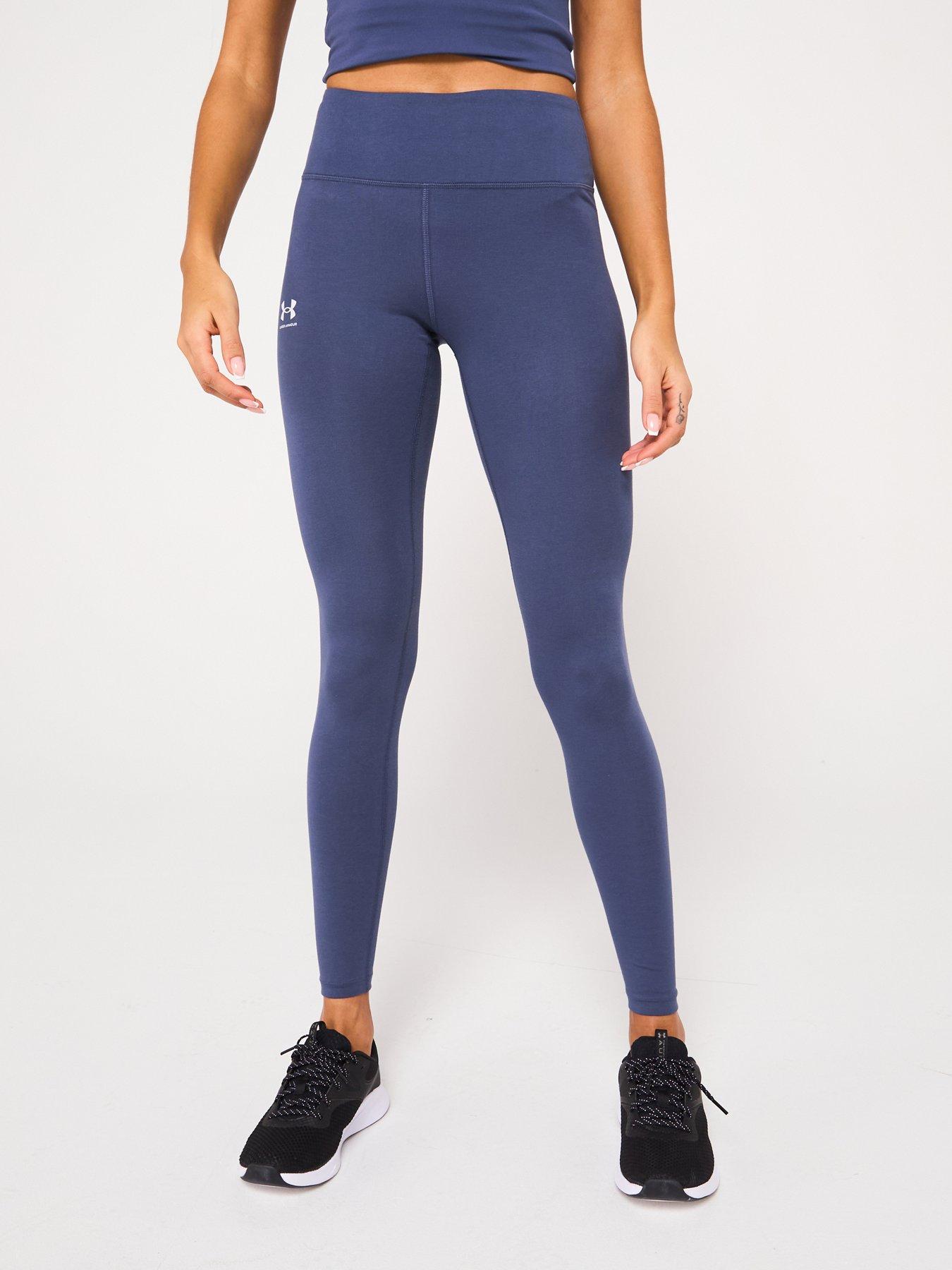  image of under-armour-womens-training-rival-leggings-grey