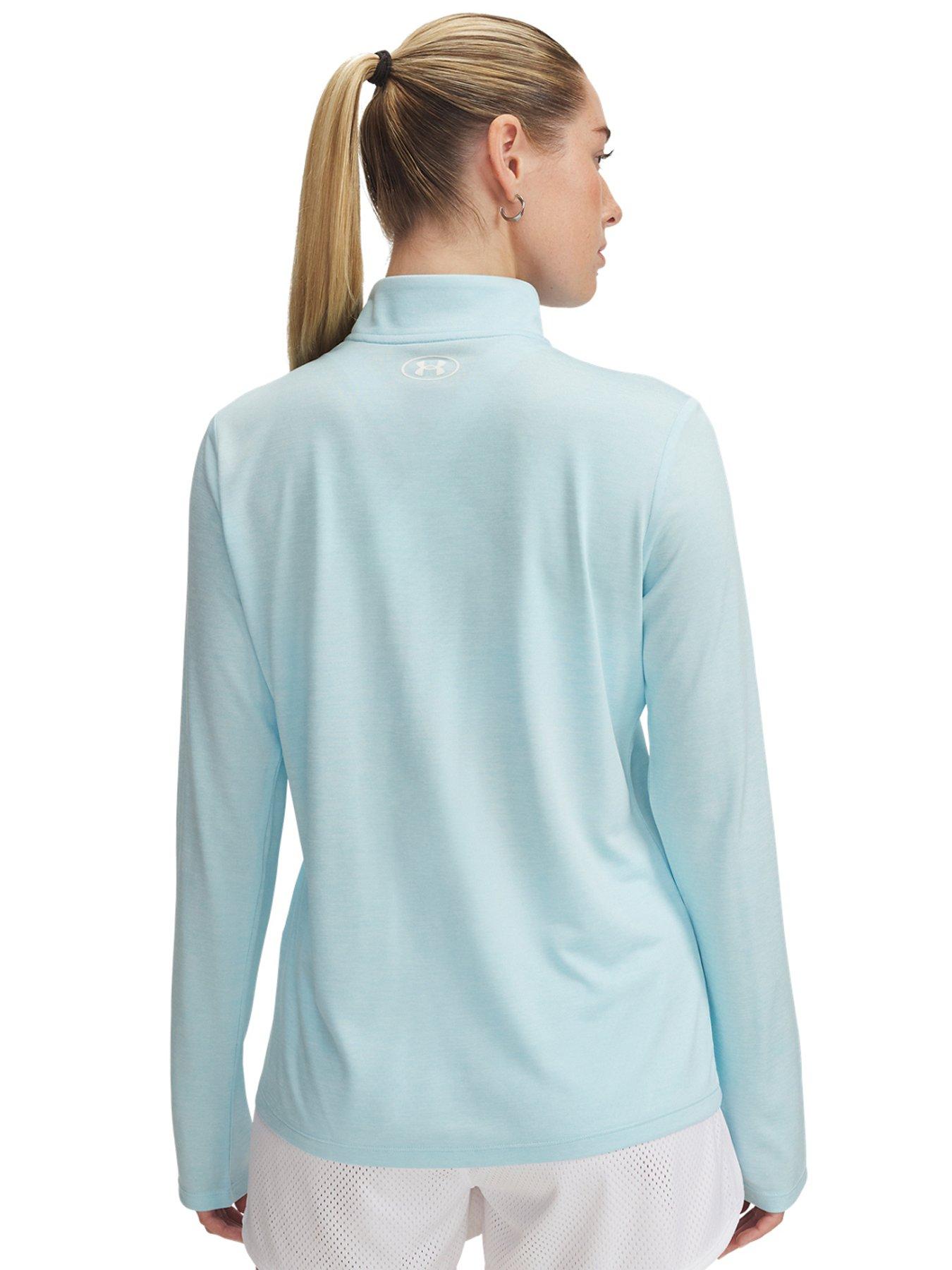  image of under-armour-womens-training-tech-twist-12-zip-top-stream