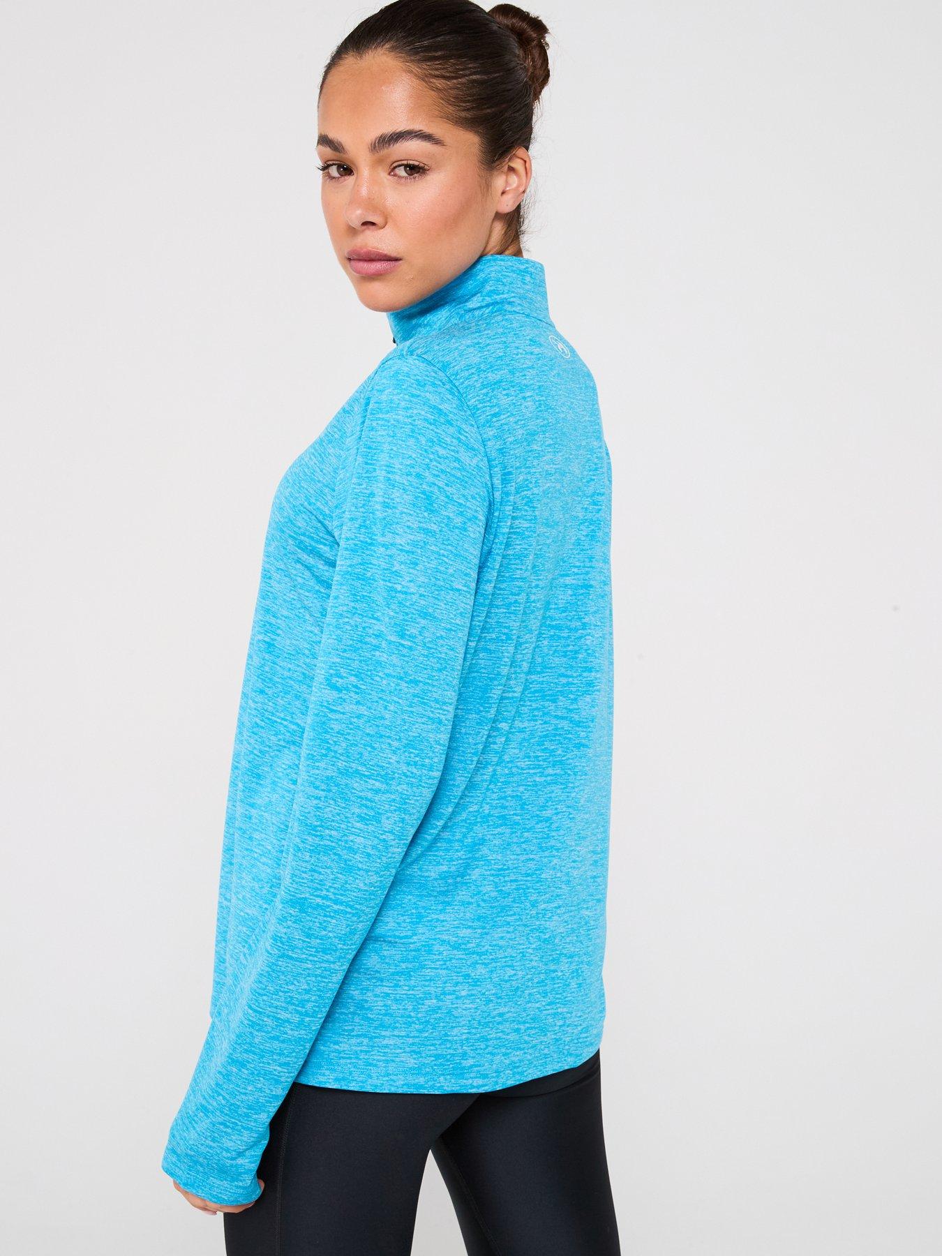  image of under-armour-womens-training-tech-twist-12-zip-top-blue