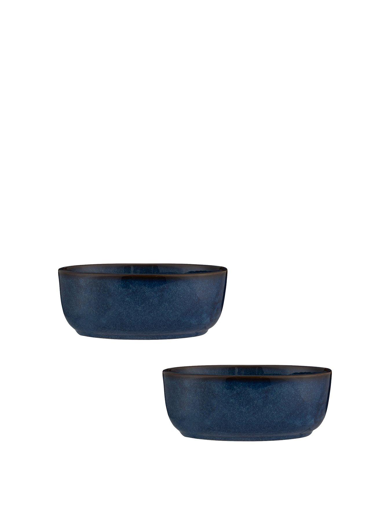  image of mason-cash-reactive-set-of-2-oval-dishes-in-blue