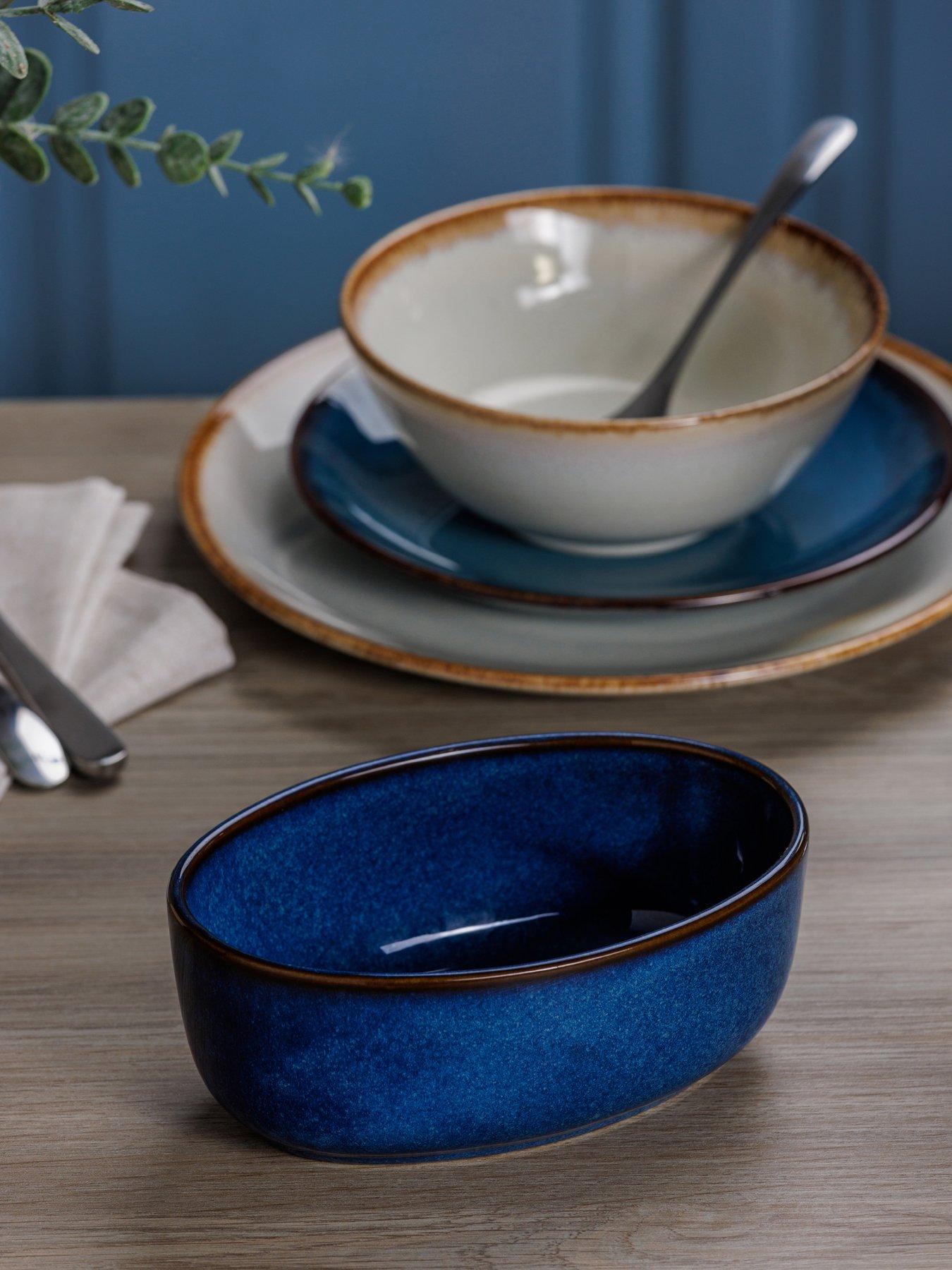  image of mason-cash-reactive-set-of-2-oval-dishes-in-blue